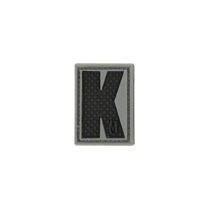 Letter K Morale Patch - Embroidered Iron-On Patch for Jackets, Hats & Bags - Custom Name Initials for Military, Police & Outdoor Enthusiasts