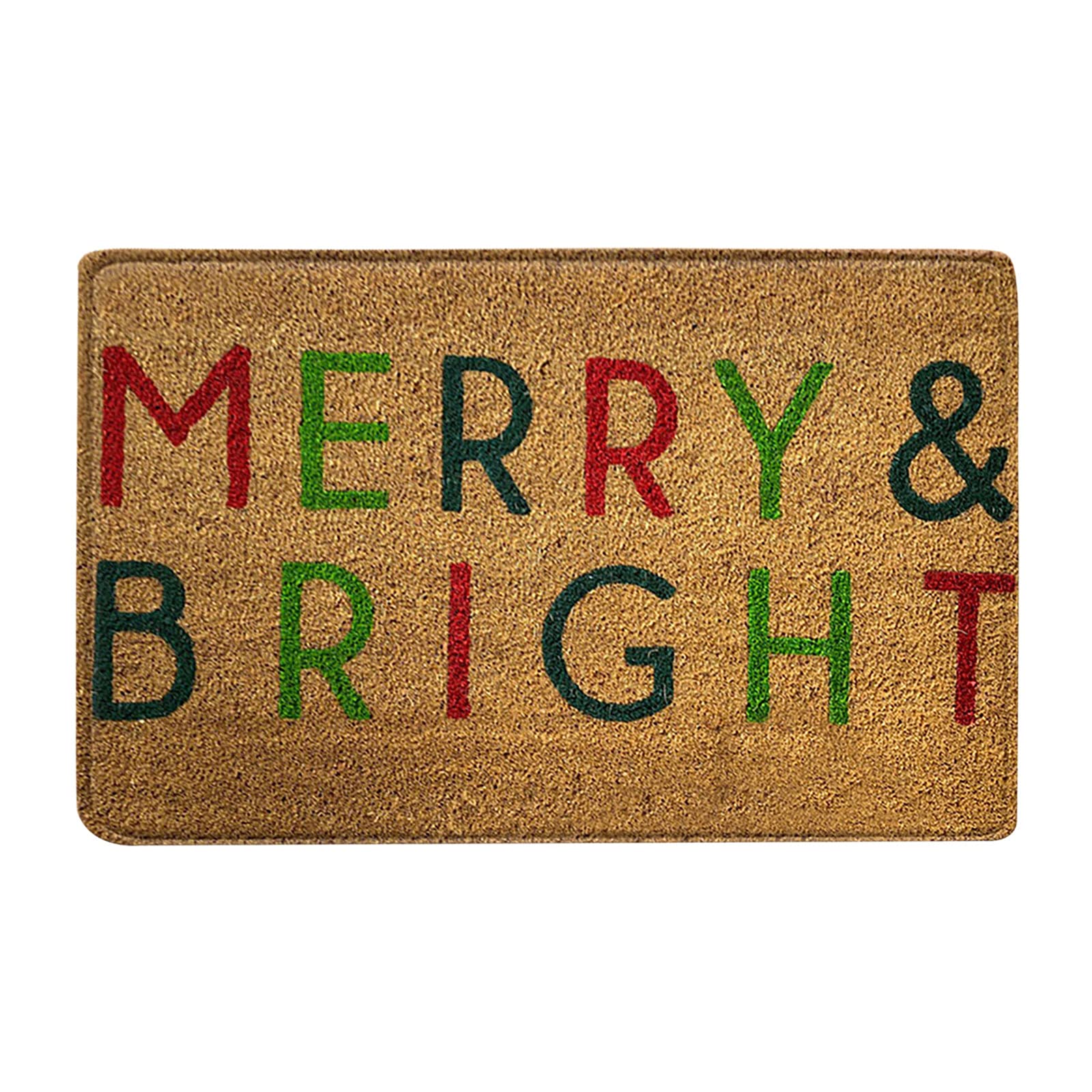 Christmas Gnome Doormat - Non-Slip Holiday Floor Mat for Front Door, Hallway & Kitchen - Soft Indoor/Outdoor Carpet for Festive Home Decor