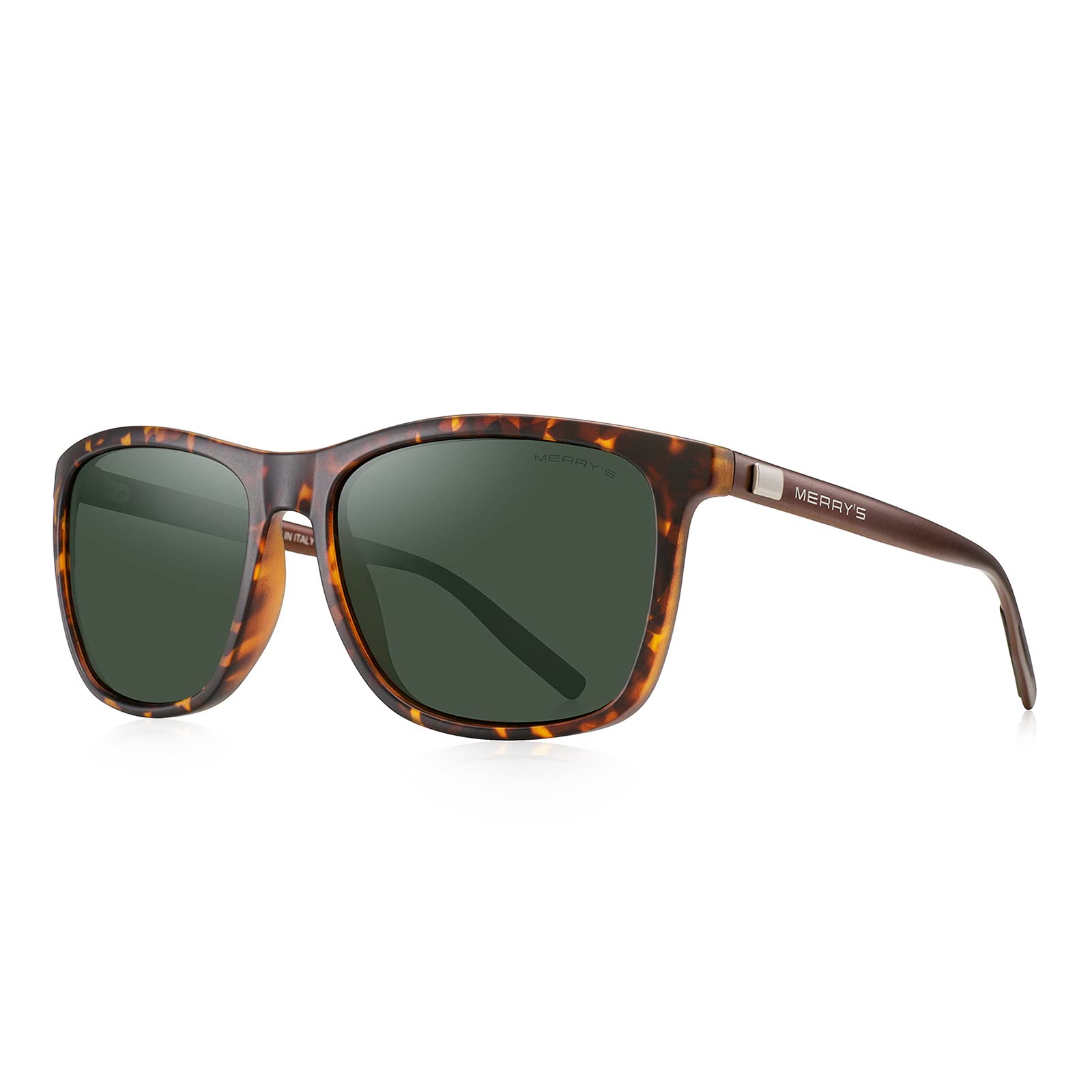MERRY'S Unisex Polarized Aluminum Sunglasses S8286 - Vintage UV Protection Shades for Men & Women | Perfect for Driving, Beach, and Outdoor Activities