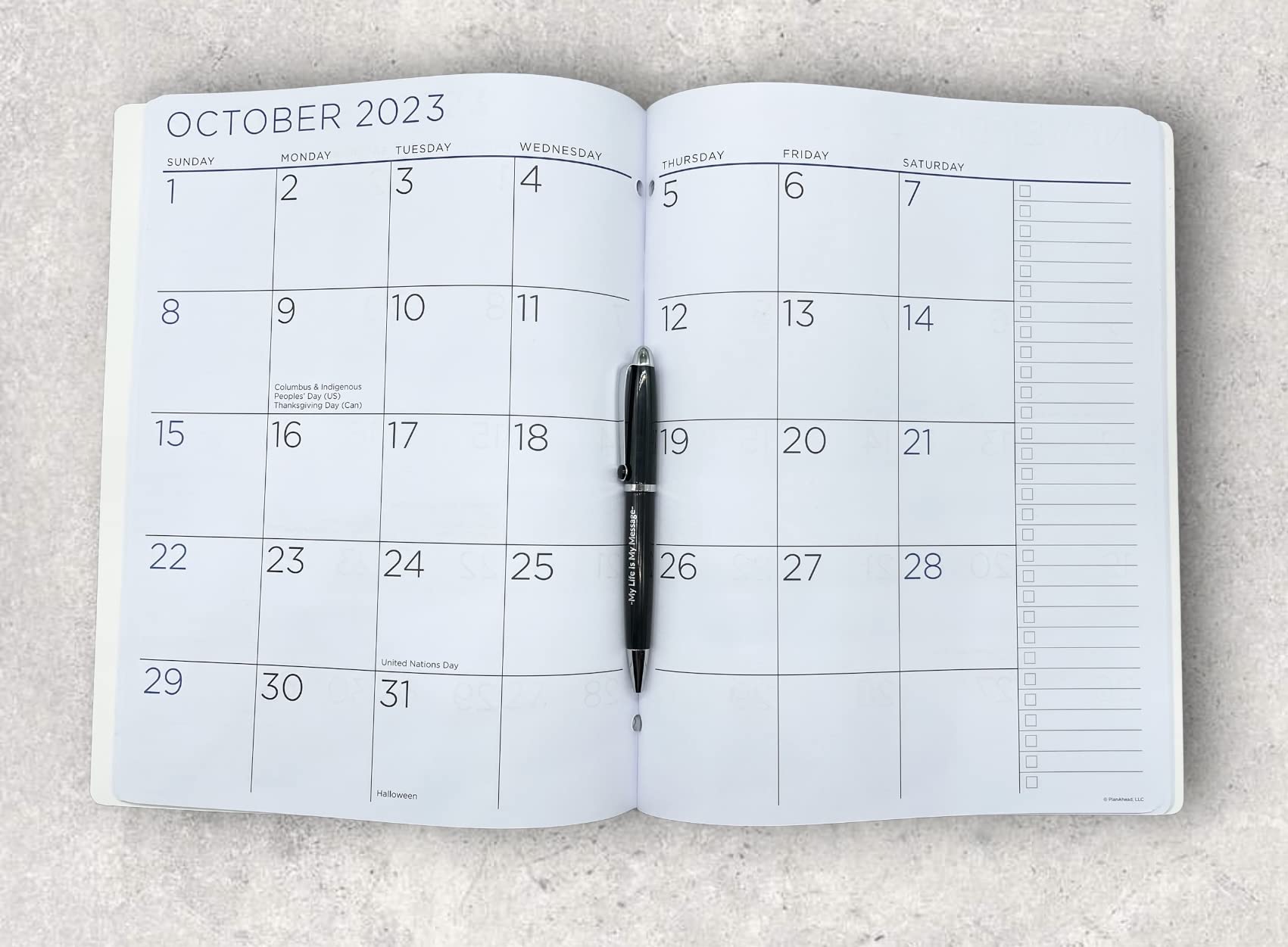 2025-2026 Monthly Planner Calendar - 2 Year Academic Planner for Home & Office (8.5x11 Inches) with Twin Ballpoint Pen - Perfect for Scheduling, Goal Setting & Productivity