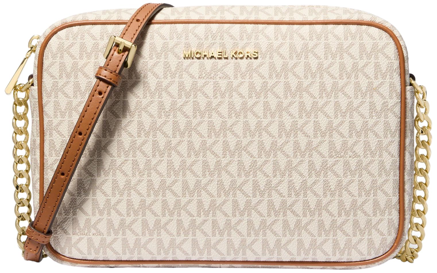 Michael Kors Jet Set Large Crossbody Bag for Women - Stylish Leather Shoulder Purse with Adjustable Strap, Perfect for Work, Travel & Everyday Use