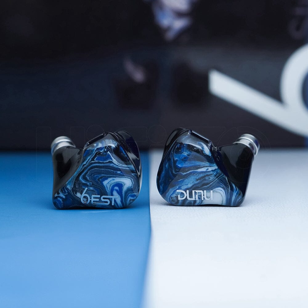 DUNU SA6 EST In-Ear Headphones with 6BA+2EST Drivers - High Resolution Audio for Music Lovers & Audiophiles - Perfect for Studio Monitoring, Gaming & Travel