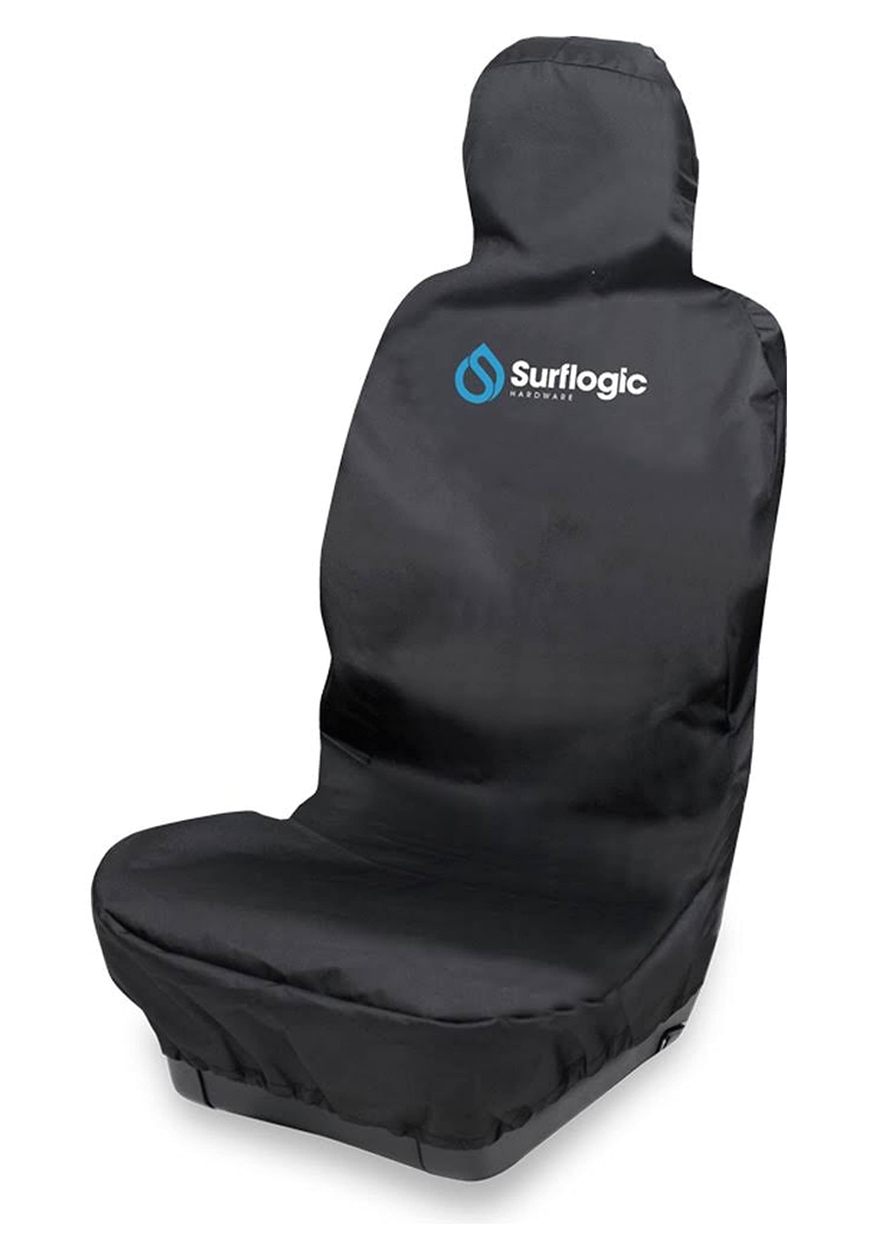 **Surf Logic Waterproof Car Seat Cover for Adults - Universal Fit, Durable & Non-Slip - Black (Large) - Perfect for Pets, Travel & Outdoor Adventures**