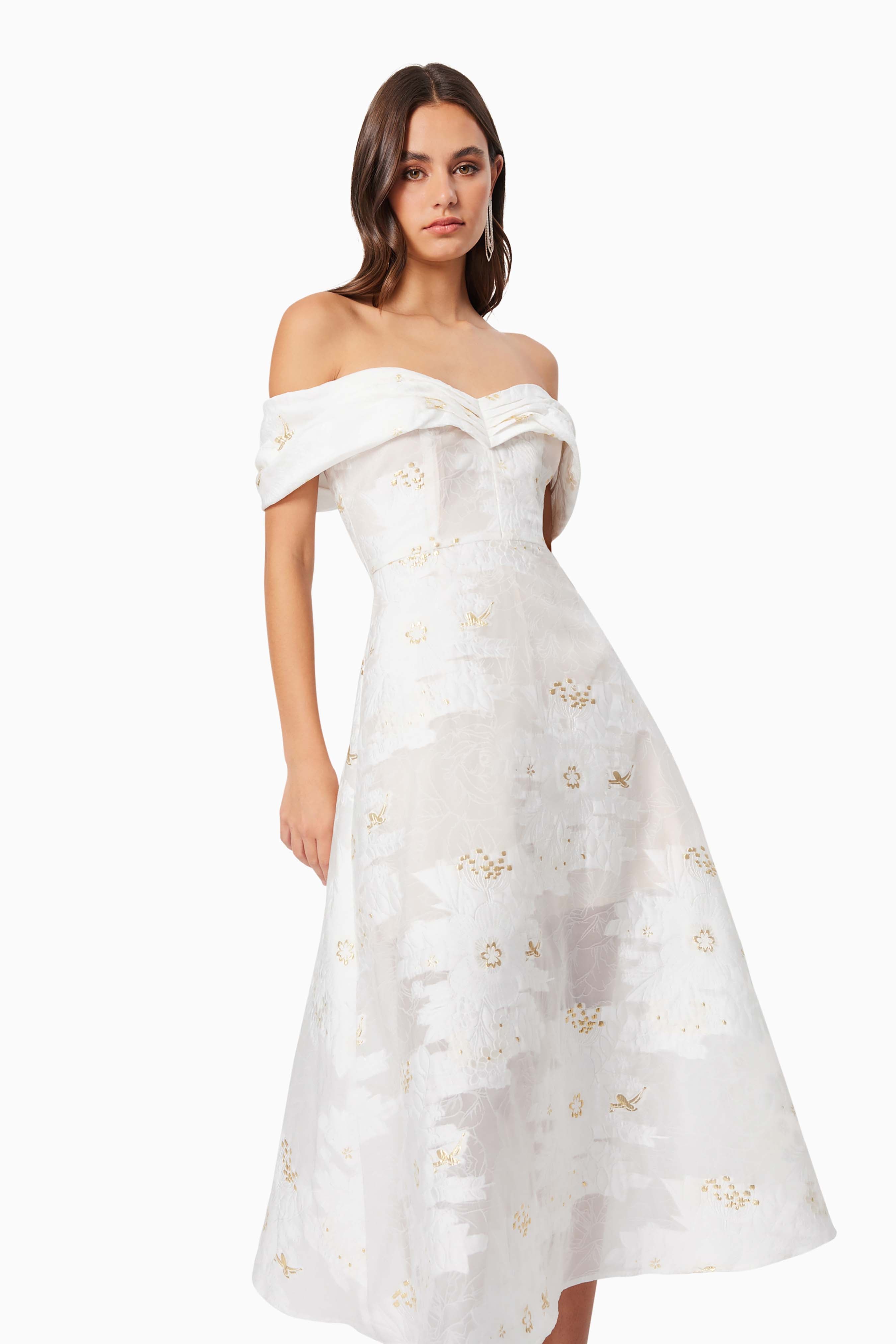 Octavia Midi Dress - Flowy A-Line Summer Dress for Women | Perfect for Beach, Brunch & Date Night Outfits