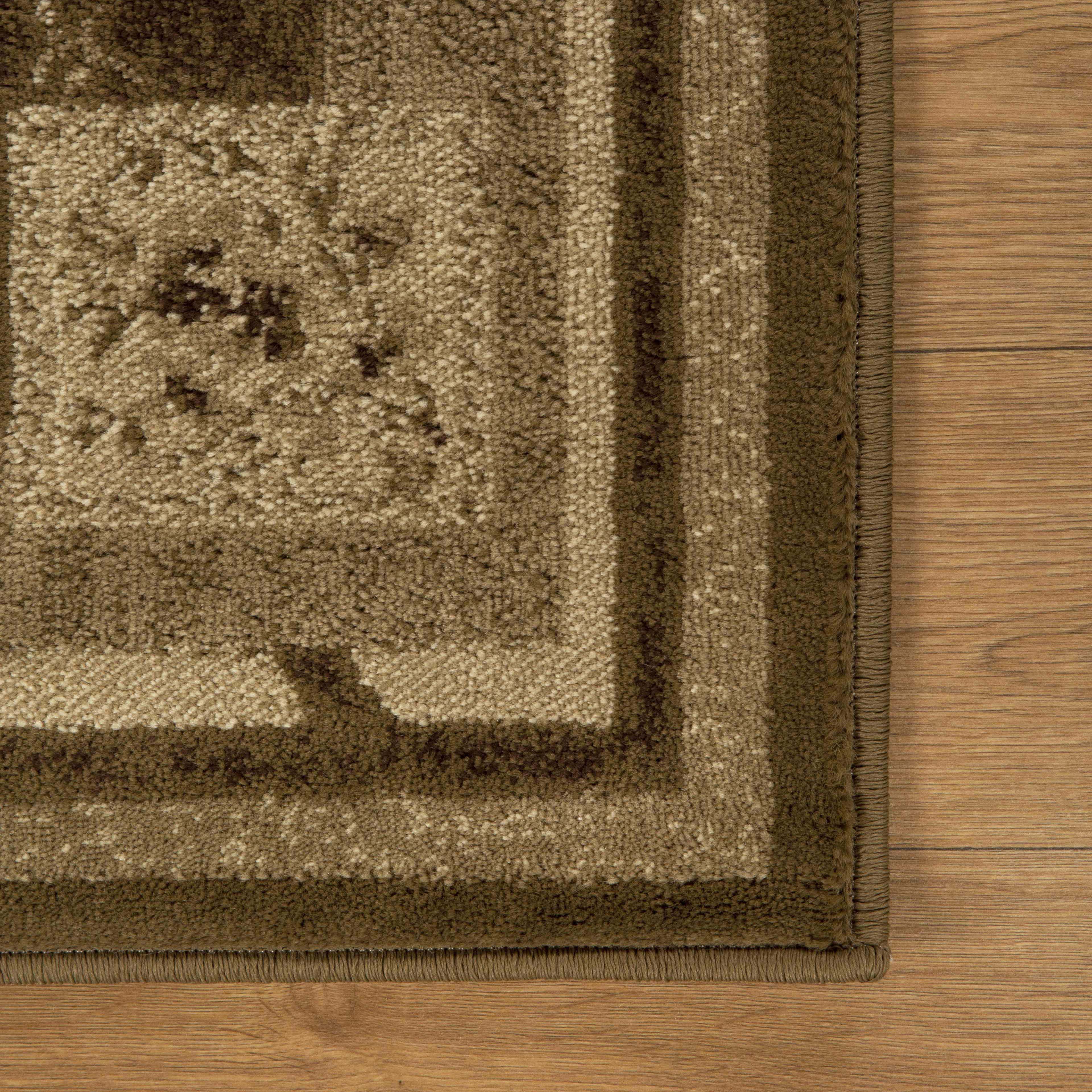 Stylish Minimalist Modern Floral Block Print Indoor Area Rug & Runner - Perfect for Living Room, Bedroom, Hallway Decor