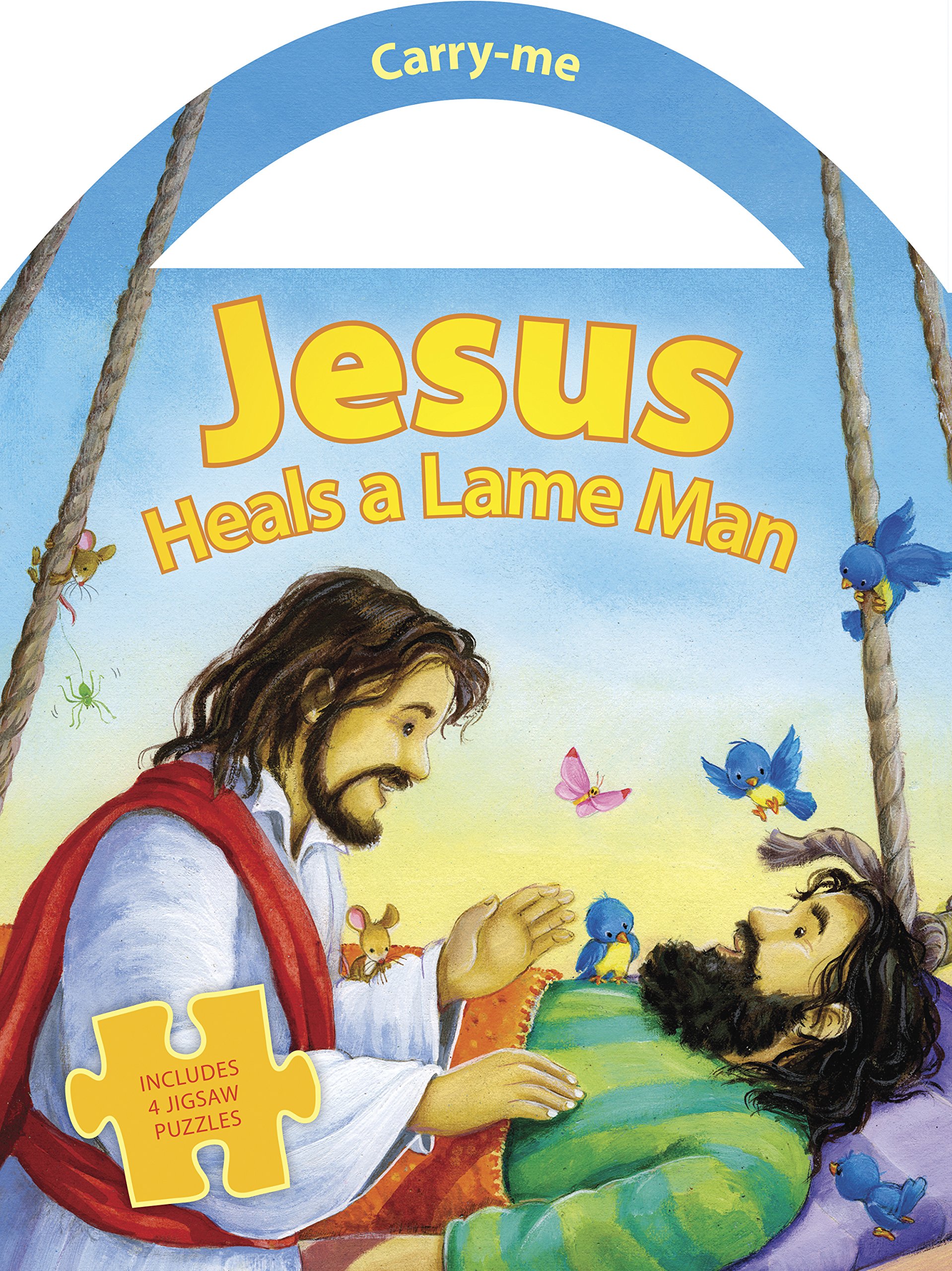 Jesus Heals a Lame Man - Carry Me Puzzle Book for Kids | Bible Story Activity Book for Christian Children | Perfect for Sunday School & Homeschool Learning