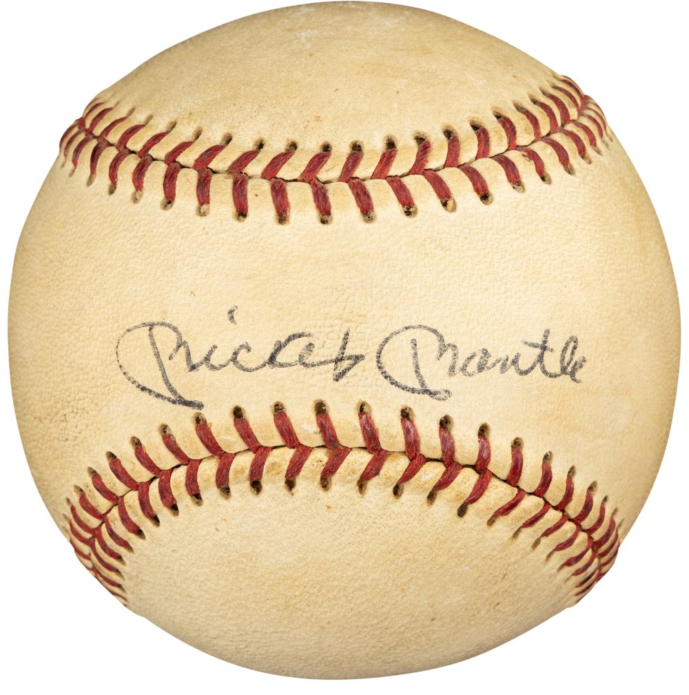 Authentic Mickey Mantle Signed 1960s New York Yankees Baseball - PSA/DNA Certified - Perfect for MLB Memorabilia Collectors & Yankees Fans Display