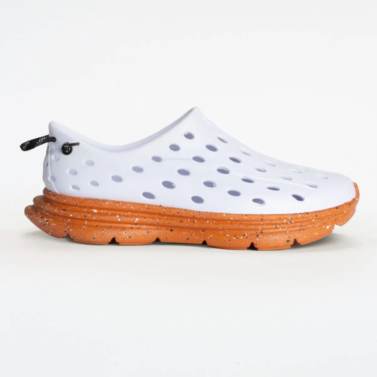 KANE Active Recovery Shoes for Men & Women - White & Caramel Speckle | Comfortable Post-Workout Footwear for Running, Gym & Everyday Wear