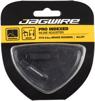 Jagwire Pro 5mm Brake Indexed Inline Cable Tension Adjuster Pair - Premium Bike Brake Cable Adjusters for Road & Mountain Bikes - Perfect for Precise Brake Tuning and Maintenance