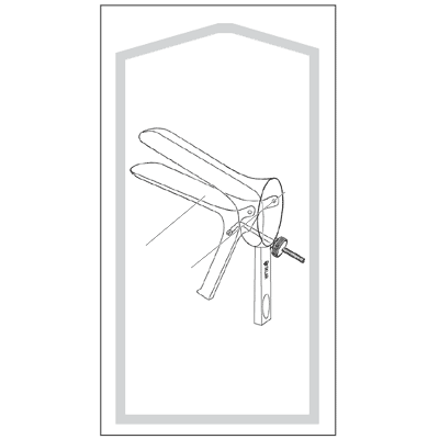 Sterile Disposable Cusco Vaginal Speculum - Medium Size (96/2644) for Gynecological Exams & Medical Procedures