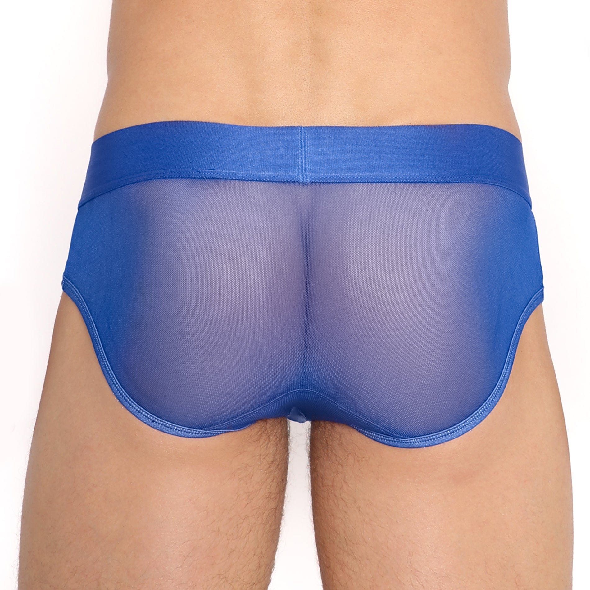 Just The Bones Sheer Brief Royal Blue - Comfortable & Sexy Underwear for Women - Perfect for Everyday Wear, Date Nights & Special Occasions