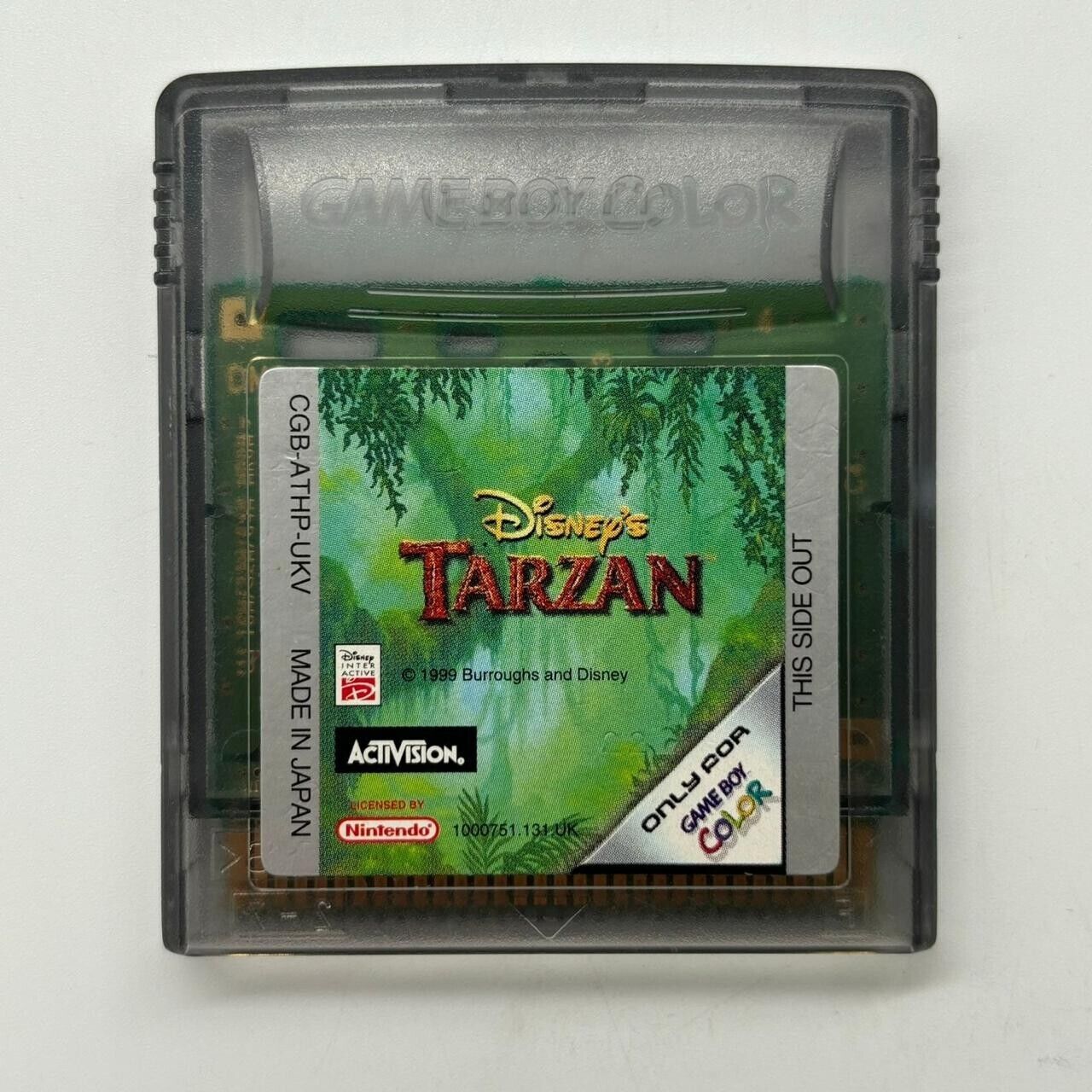 Disney's Tarzan Game for Nintendo GameBoy Color - Classic Adventure Video Game for Kids & Collectors - Perfect for Travel, Gifts & Retro Gaming Fun
