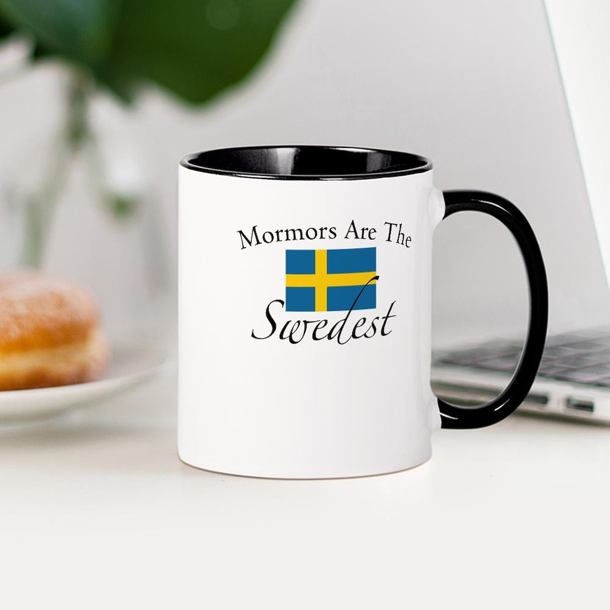 11 oz (325 ml) Ceramic Coffee Mug - Sweet Grandma Gift for Swedish Mormor - Perfect for Tea, Coffee & Hot Chocolate at Home or Office