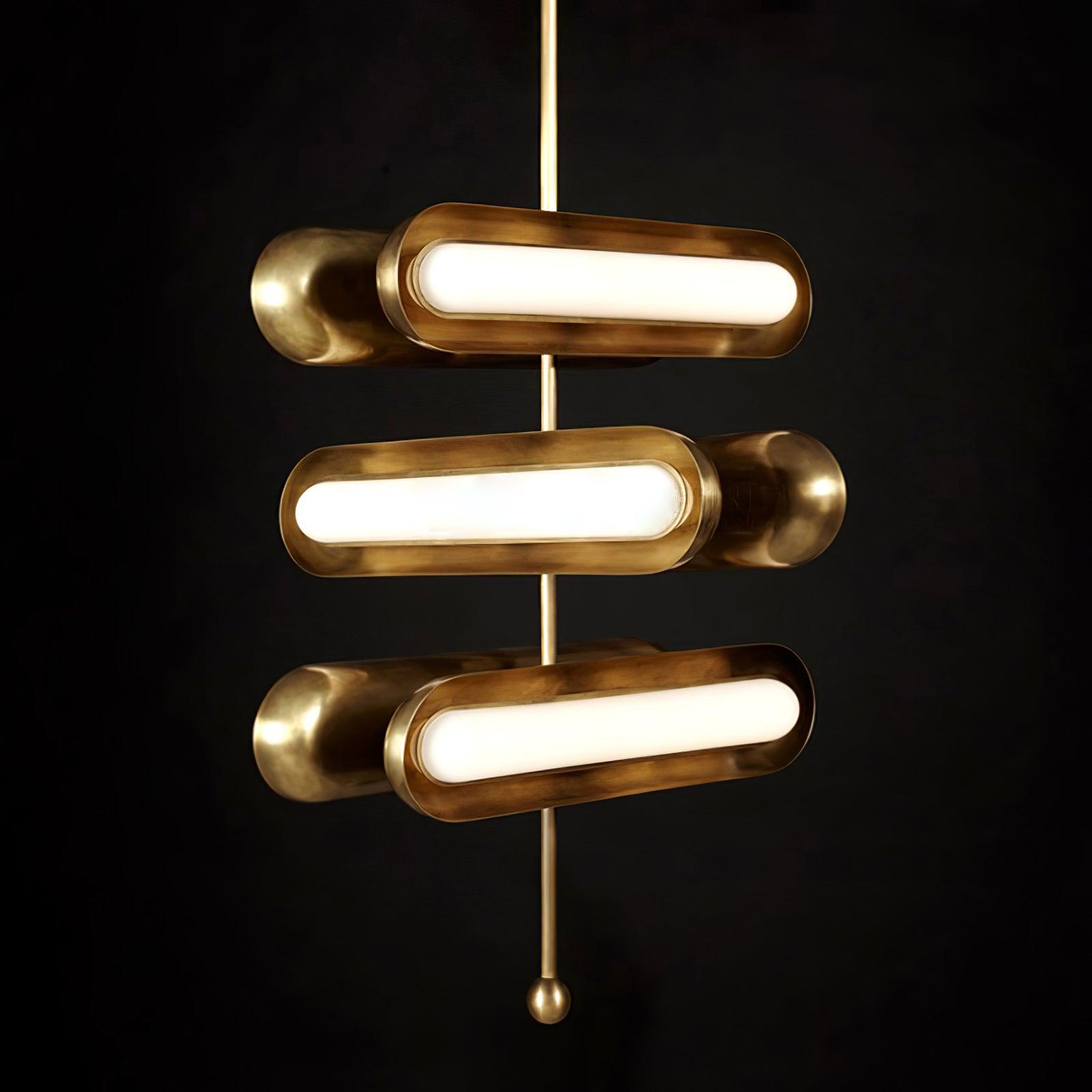 Modern Crystal Capsule Chandelier - Elegant Ceiling Light Fixture for Dining Room, Bedroom & Living Room Decor | Energy Efficient LED Lighting for Home & Office