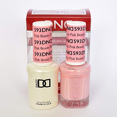 DND Gel Polish Pink Beauty 593 - Long Lasting Nail Polish for Salon & Home Manicure - Perfect for Weddings, Parties & Everyday Wear