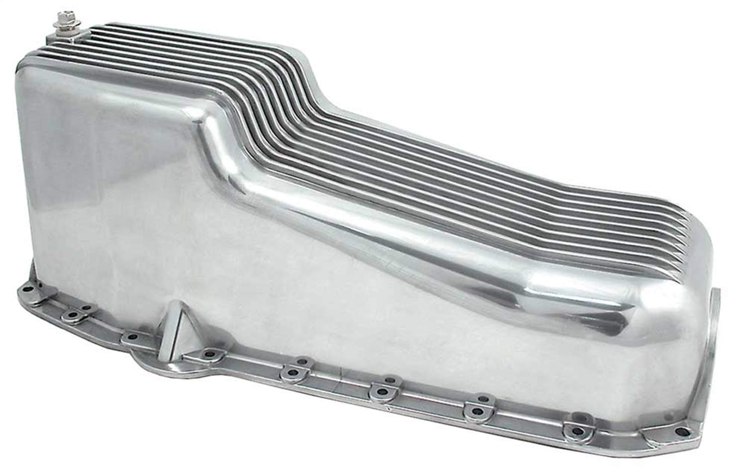 Spectre Performance 4987 Aluminum Oil Pan for Small Block Chevy Engines - High Performance Replacement Part for Racing, Hot Rods & Engine Upgrades