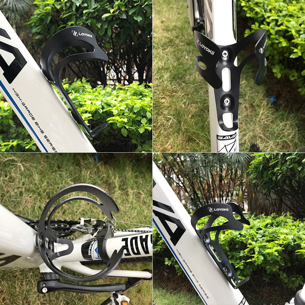 Lightweight Aluminum Alloy Bike Water Bottle Holder - Durable Cycling Drink Cage for Road & Mountain Bikes (MTB) - Perfect for Long Rides, Commuting & Outdoor Adventures