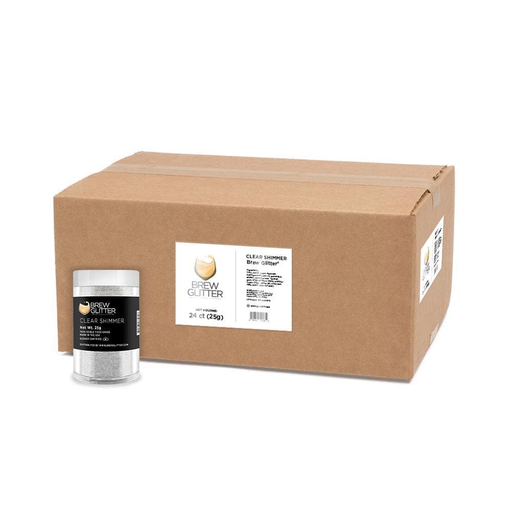 Clear Brew Glitter® - Premium Edible Glitter for Baking & Cake Decorating - Food Grade Sparkle Dust for Cupcakes, Cookies, Drinks & Cocktails - Perfect for DIY Desserts & Party Decorations