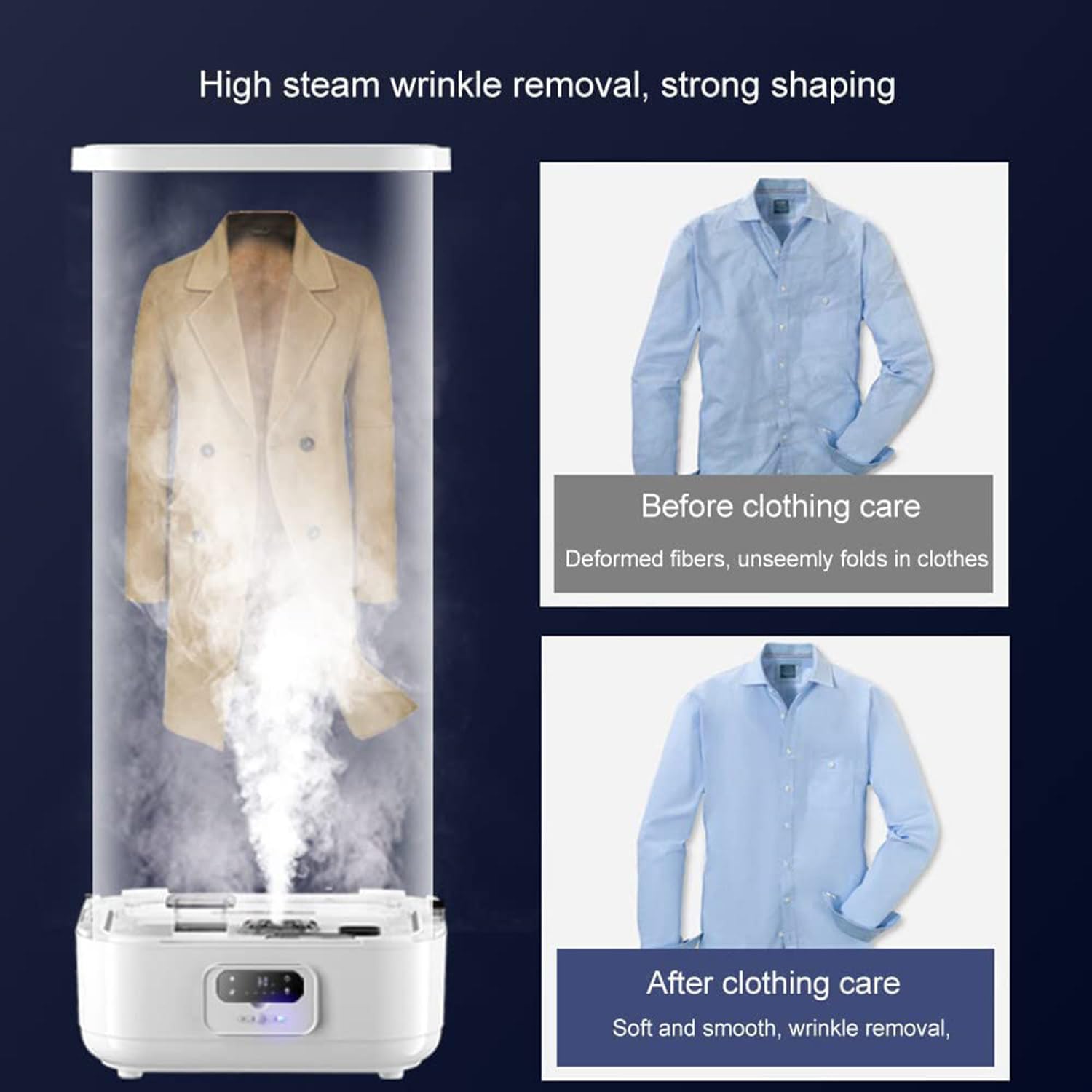 Portable Electric Dryer & Automatic Ironing Press - Fast Drying Steam with Adjustable Timer for Home & Travel | Perfect for Clothes, Linens & Delicates
