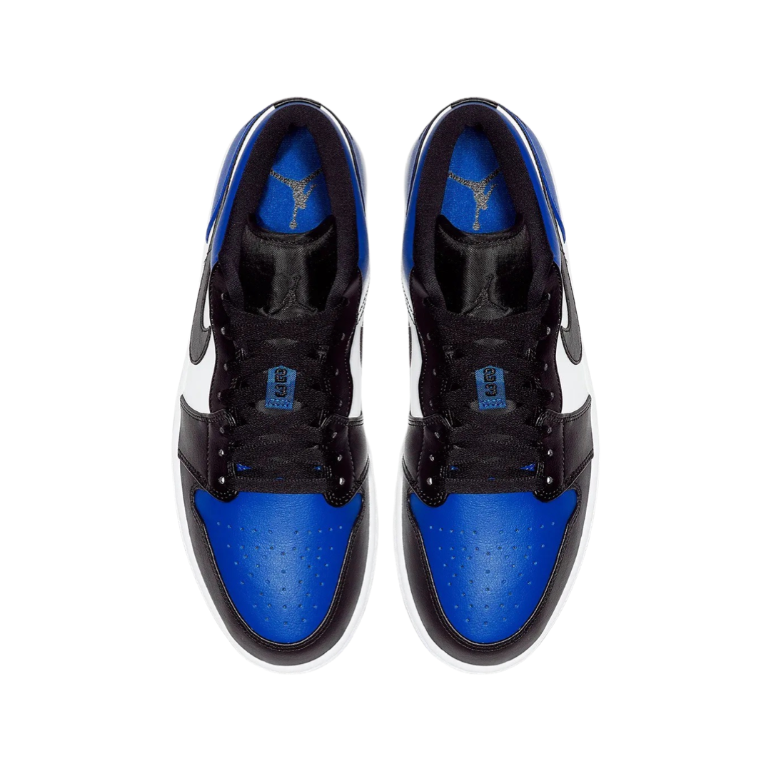 Air Jordan 1 Low Royal Toe Sneakers - Sport Royal, White & Black Basketball Shoes for Men | Perfect for Casual Wear, Street Style & Basketball Games