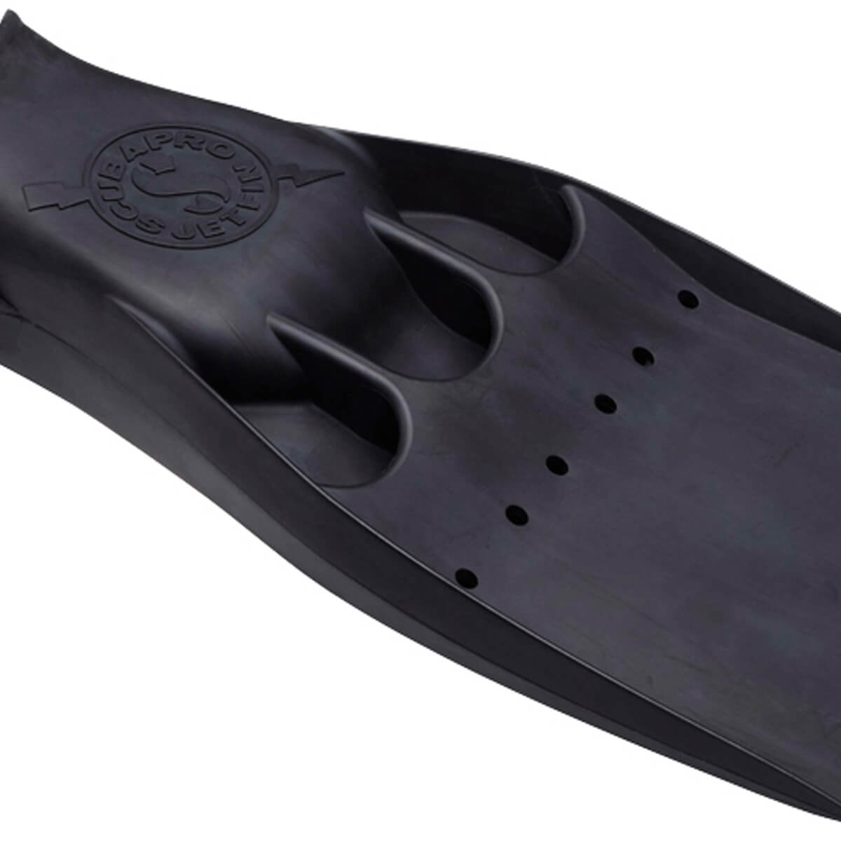 Scubapro Jet Fins with Spring Heel Strap - Black Scuba Diving Fins for Professional & Recreational Divers - Perfect for Ocean, Pool & Training Sessions