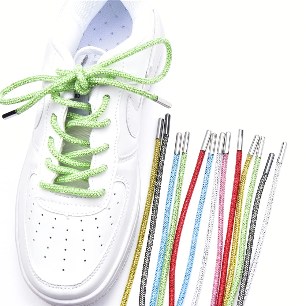 140cm Sparkling Rhinestone Shoelaces for Hoodies & Pants - Round Diamond Tube DIY Drawstring Accessories for Stylish Outfits | Perfect for Casual Wear, DIY Fashion & Garment Upgrades