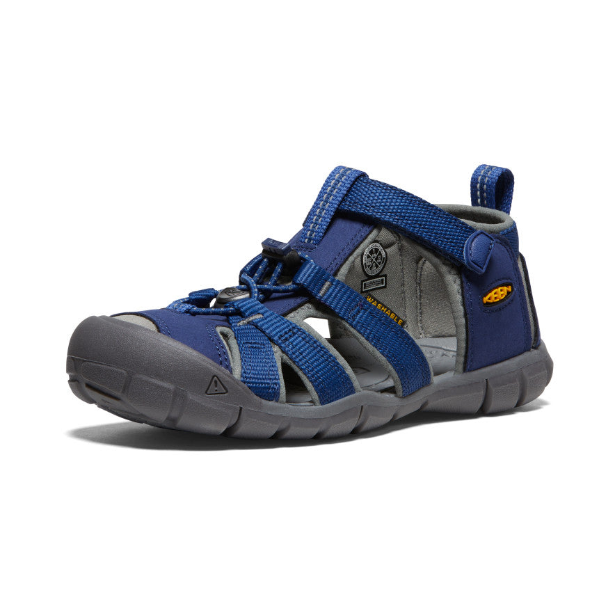 Seacamp II CNX Big Kids' Water Shoes - Blue Depths/Gargoyle | Lightweight & Quick-Dry for Beach, Pool & Water Sports