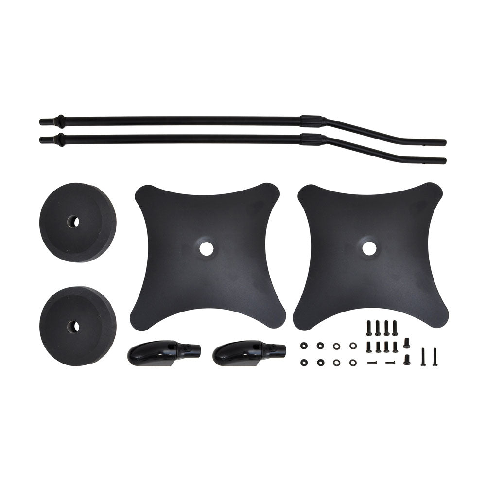 Dual Universal Speaker Bracket Stands - Adjustable Mounting Kit for Bookshelf & Floor Speakers - Perfect for Home Theater, Studio & Gaming Setup