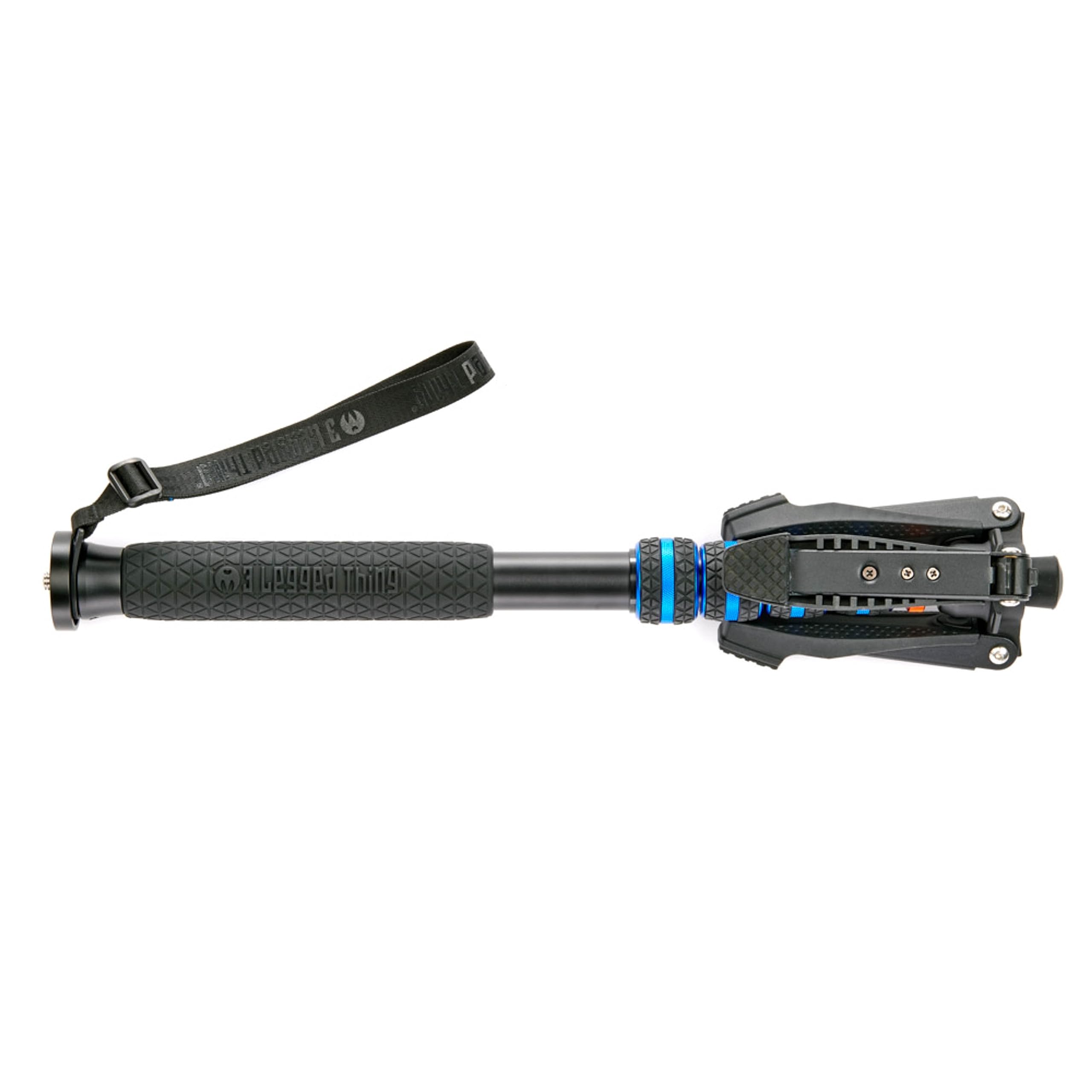 3 Legged Thing Punks Taylor 2.0 Magnesium Alloy Monopod Kit - Lightweight Travel Tripod for DSLR Cameras & Video Shooting | Compact Support for Outdoor Photography, Vlogging & Travel Adventures (TAYLORKITBLUE2.0)