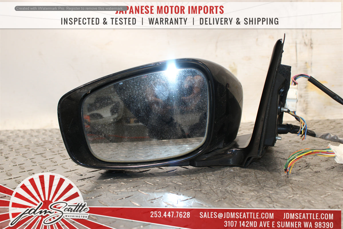 JDM Nissan Skyline V36 350GT Infiniti G37 2007-2014 Side Mirrors with Camera - Replacement Auto Parts for Enhanced Safety & Parking Assistance