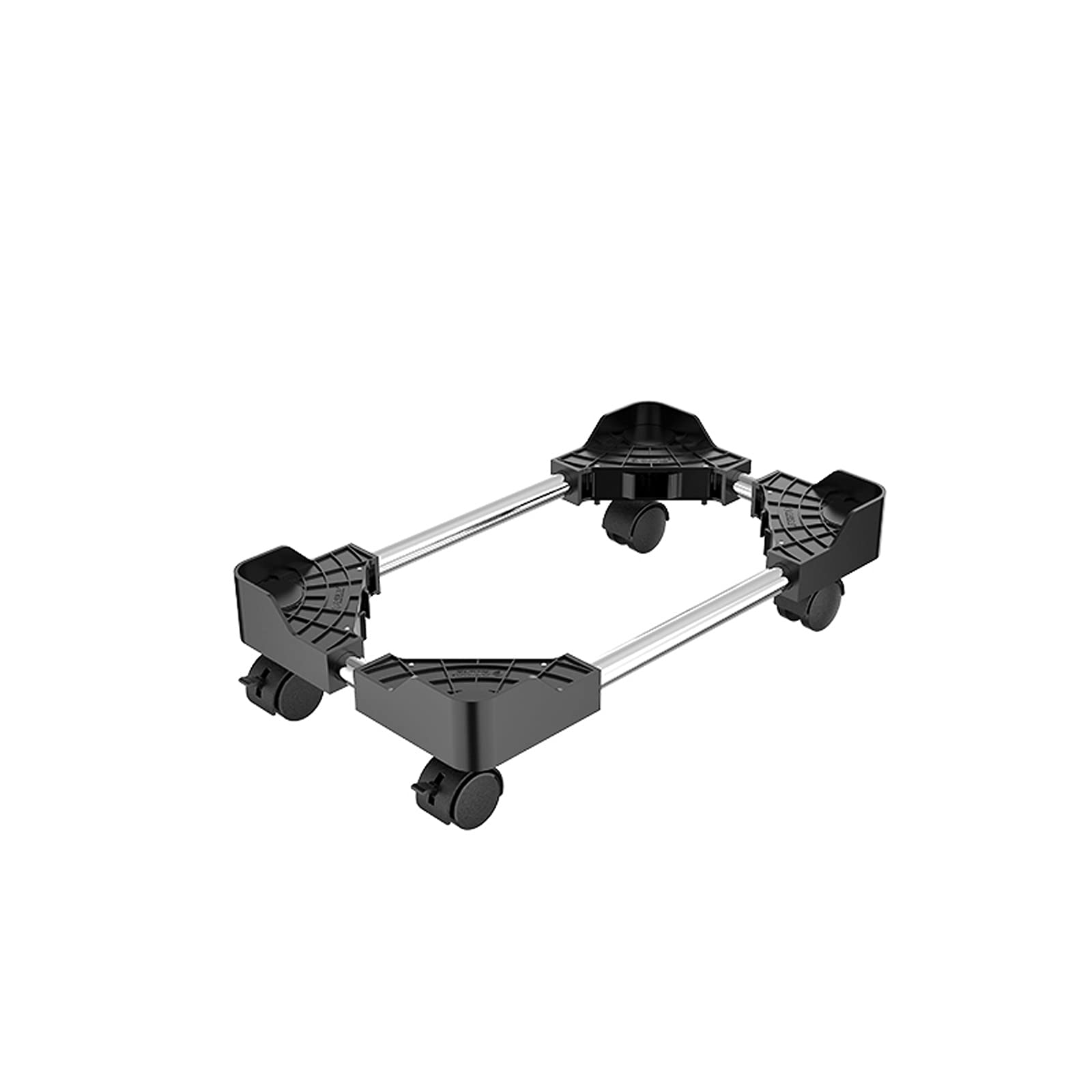Adjustable CPU Stand for Computer Tower with 4 Caster Wheels - Universal Fit for Most PCs (Black) | Perfect for Home Office, Gaming Setup & Workspace Organization