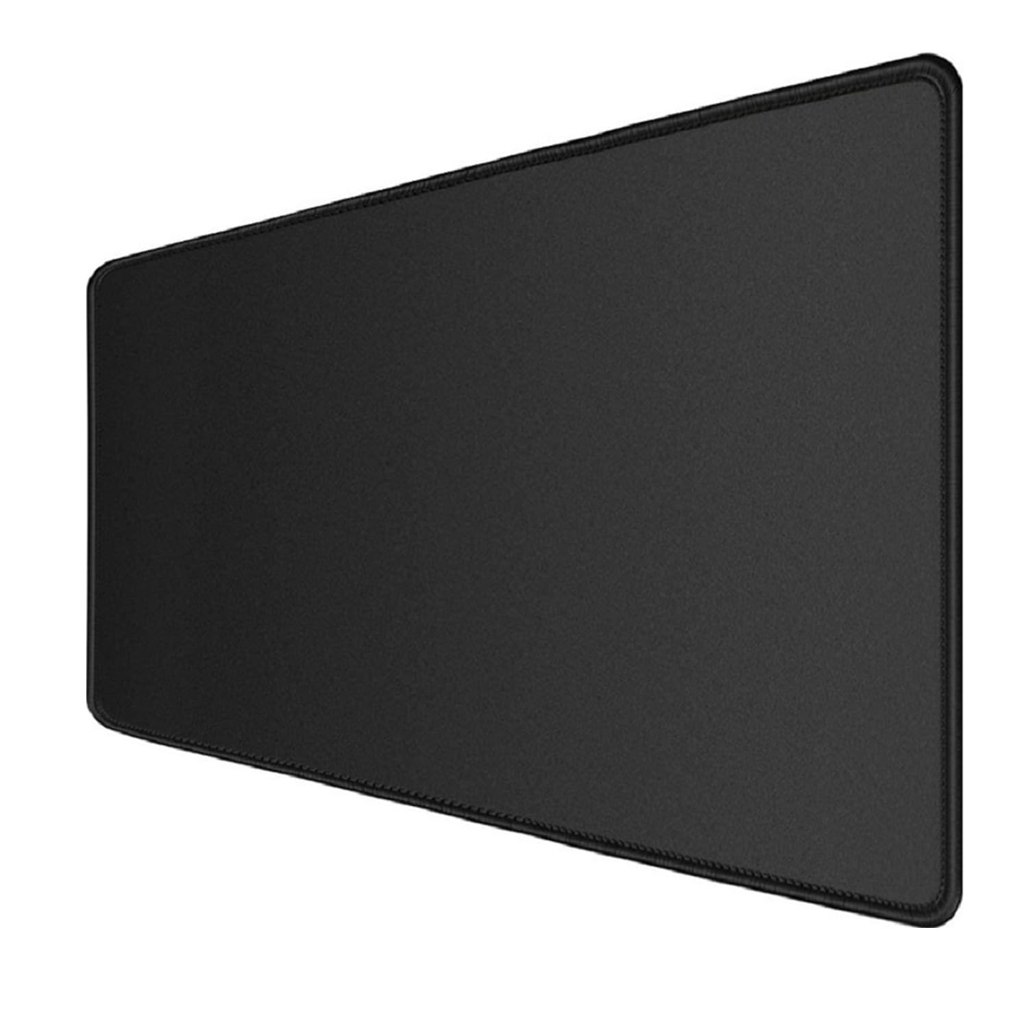 Large Extended Gaming Mouse Pad 31.5 x 11.8 Inch - Non-Slip Rubber Base with Stitched Edges | Durable Washable Desk Mat for PC, Laptop, Keyboard & Mouse | Perfect for Gamers, Office Work & Home Use (Black)