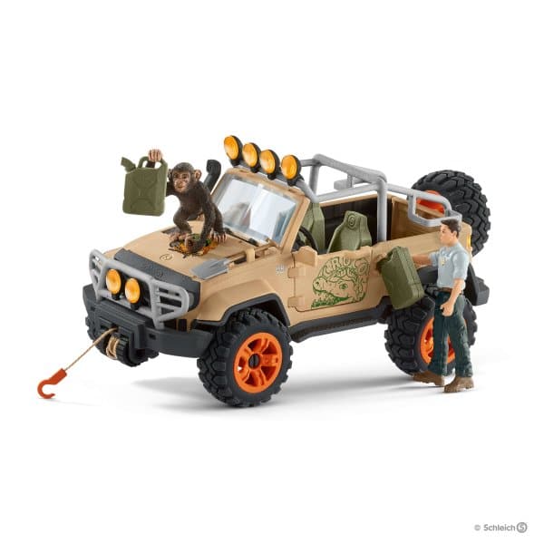 4x4 Off-Road Vehicle with Heavy-Duty Rope Winch - Perfect for Mud, Sand & Rock Crawling Adventures