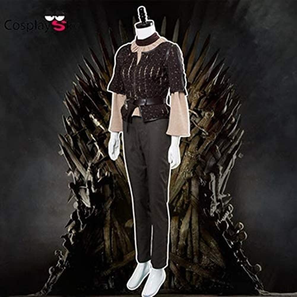 Arya Stark Cosplay Costume Full Set - Game of Thrones Outfit for Halloween, Carnival, Conventions & Roleplay | Premium Quality Medieval Fantasy Dress