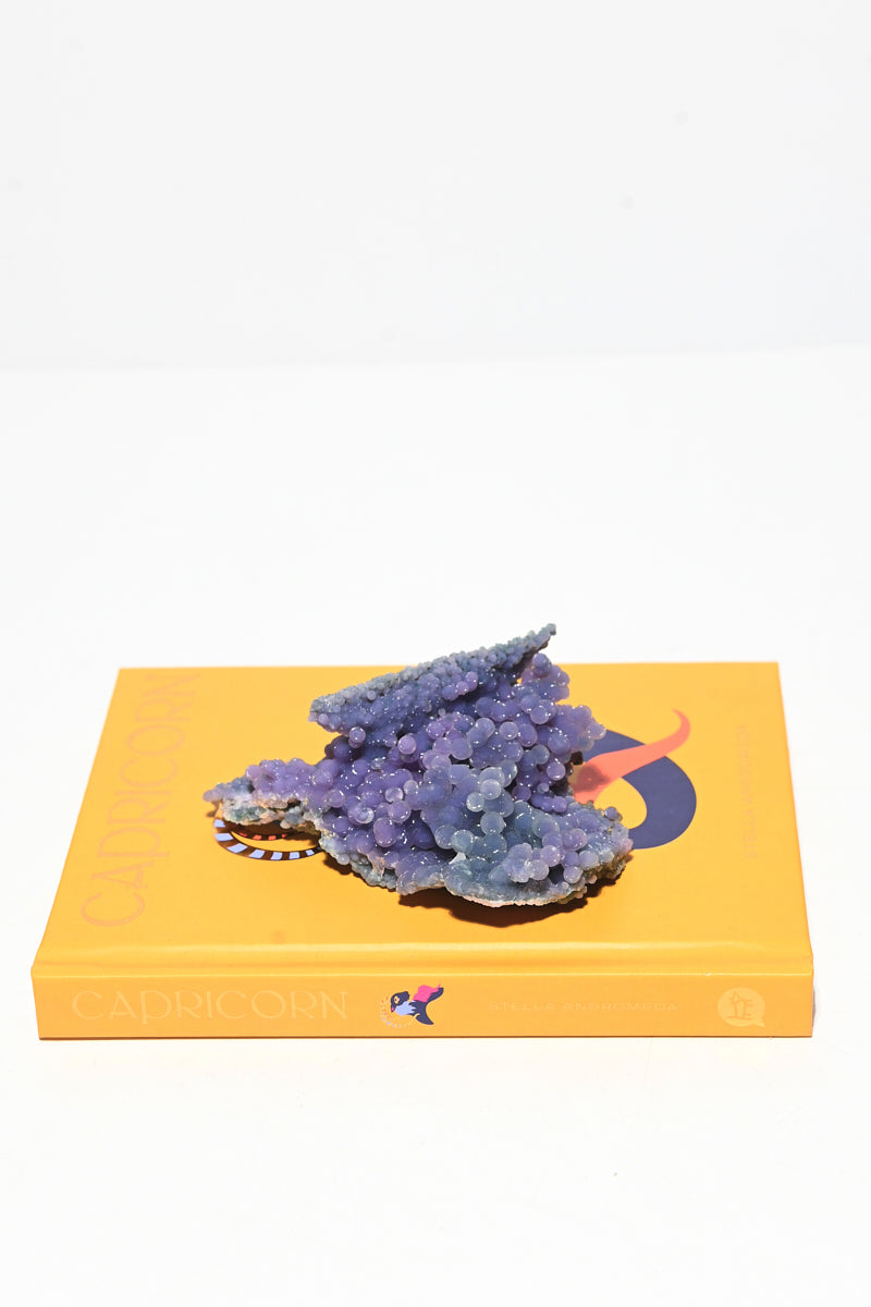 Natural Grape Agate Cluster - Unique Purple Crystal Specimen for Home Decor, Meditation & Healing | Perfect for Collectors, Gifts & Spiritual Practices