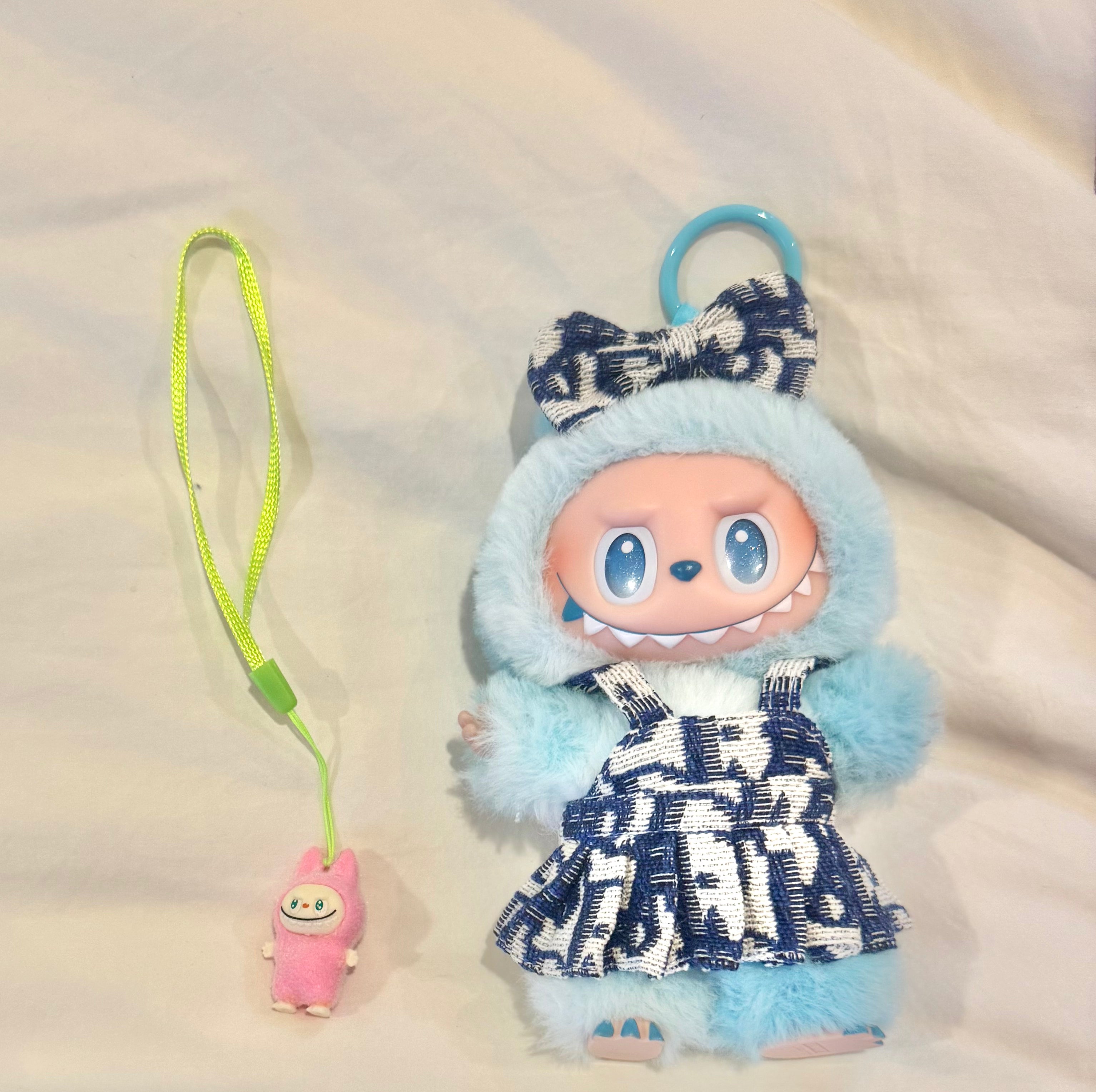 Mini Lafufu Macaron Phone Charm Blind Box (Color Varies) - Cute Kawaii Accessory for Phone Cases, Keychains & Gifts - Perfect for Teens, Girls & Anime Lovers