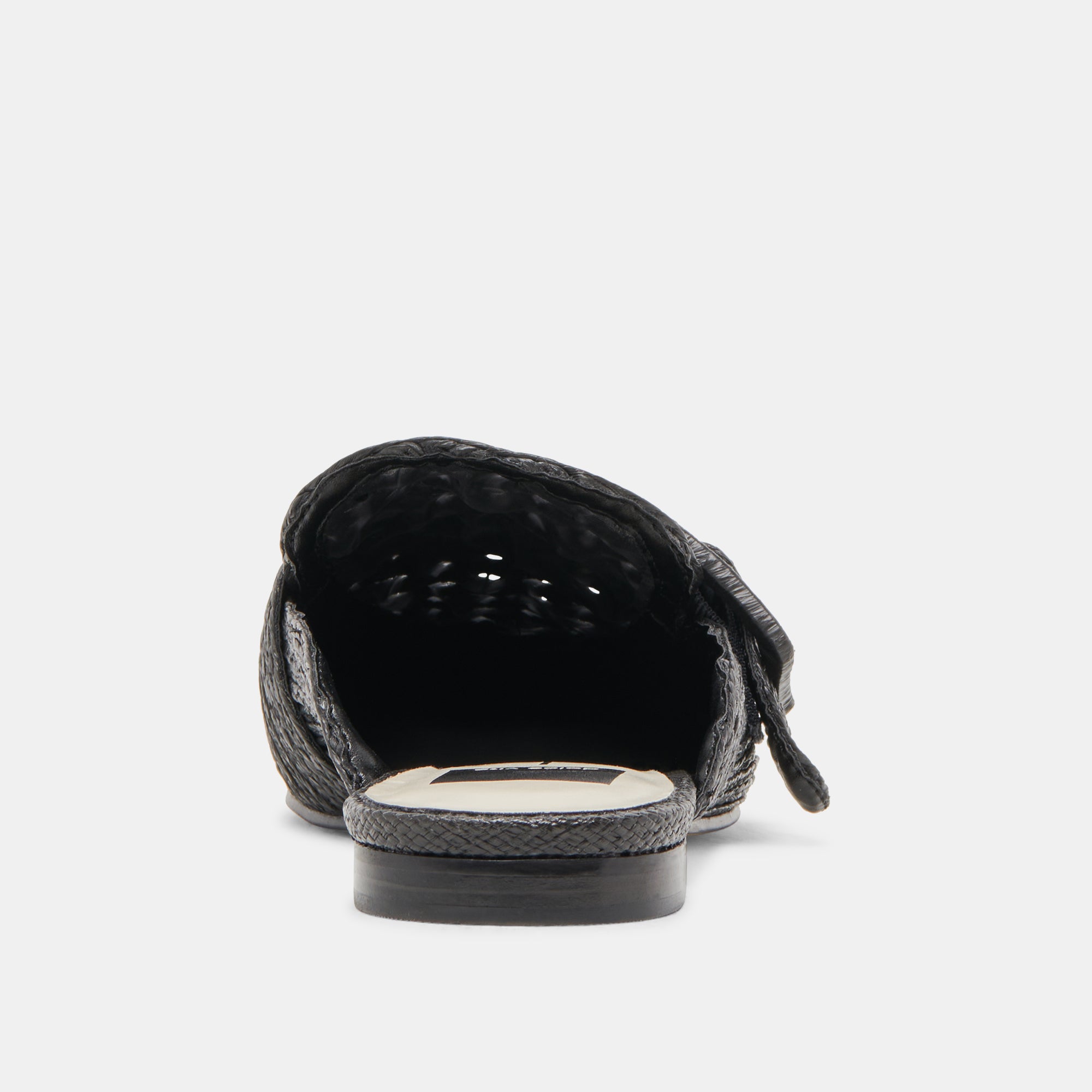 SIANNA Black Raffia Flats - Comfortable & Stylish Women's Sandals for Summer, Beach, and Casual Outings
