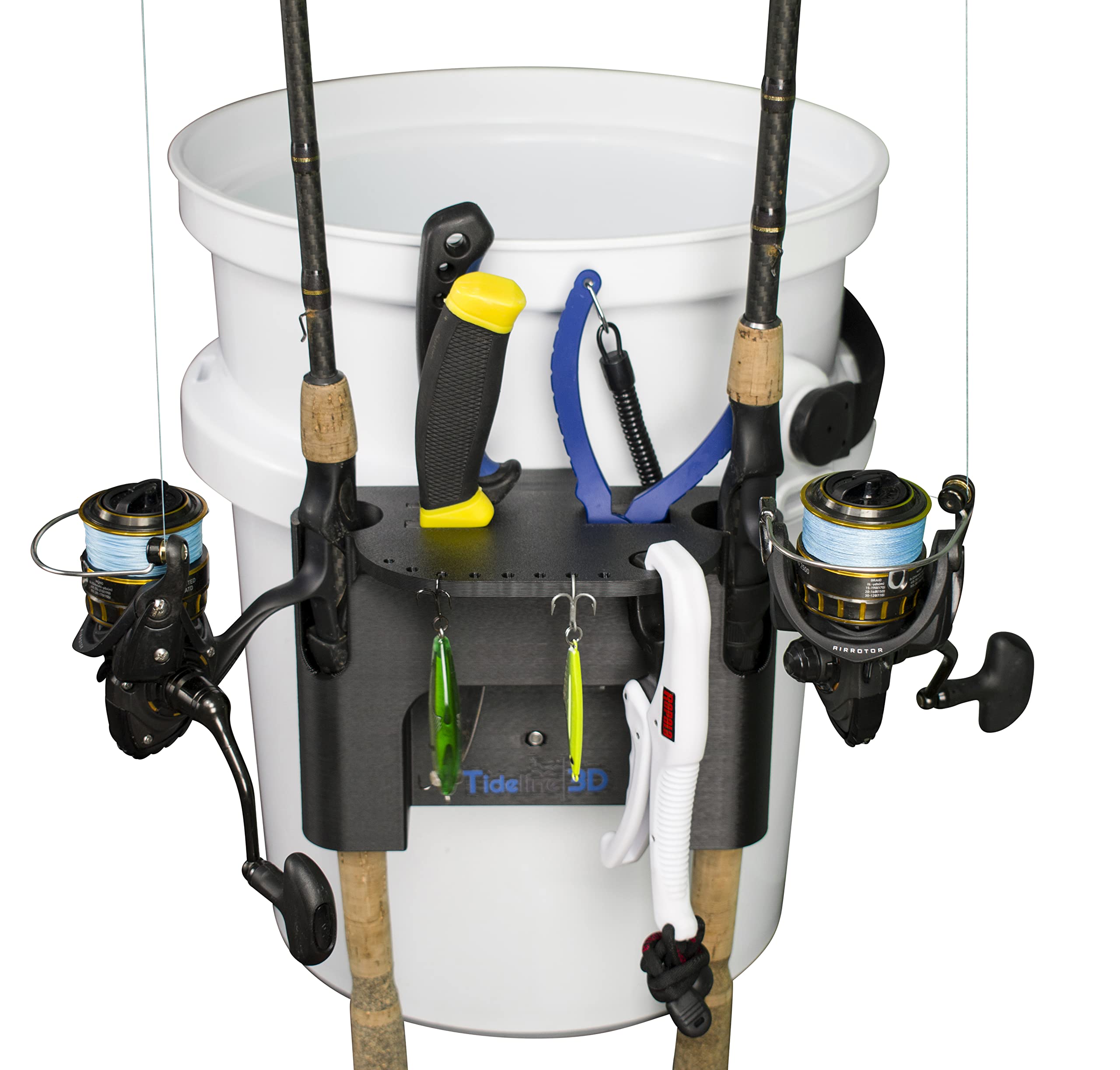 YETI LoadOut Bucket Fishing Rod Holder - Heavy Duty Rod Organizer for Kayak, Boat & Beach Fishing Accessories | Perfect for Anglers & Outdoor Enthusiasts