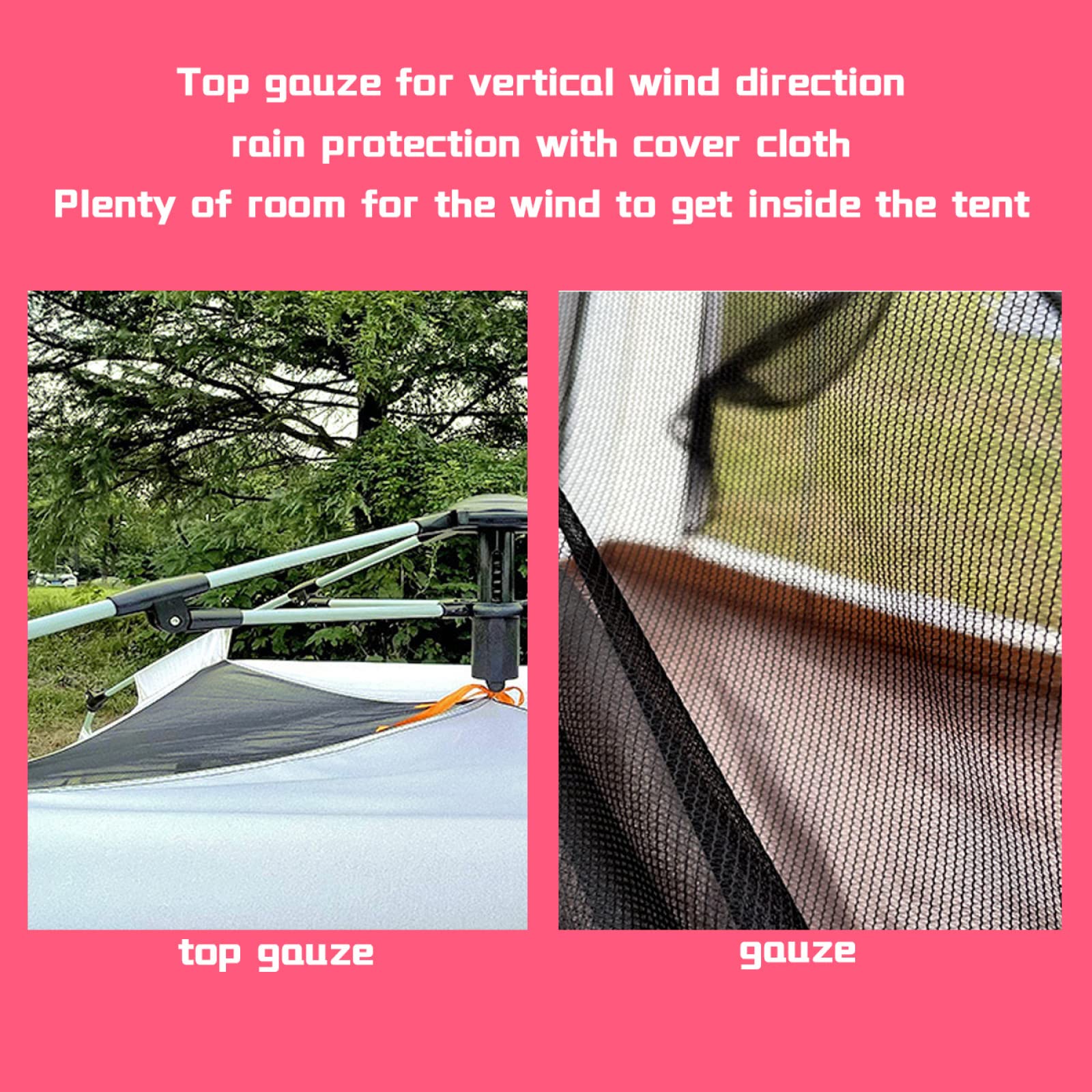 4-Person Waterproof Camping Tent with Double Doors & 4 Windows - Lightweight, Sturdy, Bug-Proof Darkening Tunnel Tent for Adults - Perfect for Backpacking, Hiking & Outdoor Adventures