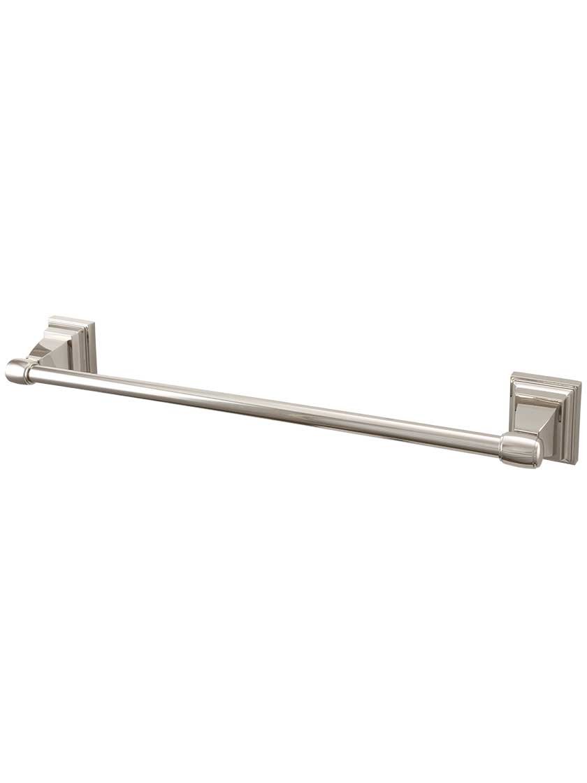STK8PN Modern Towel Bar - 8 Inch Brushed Nickel Bathroom Towel Holder - Perfect for Bathroom, Kitchen, and Spa Decor
