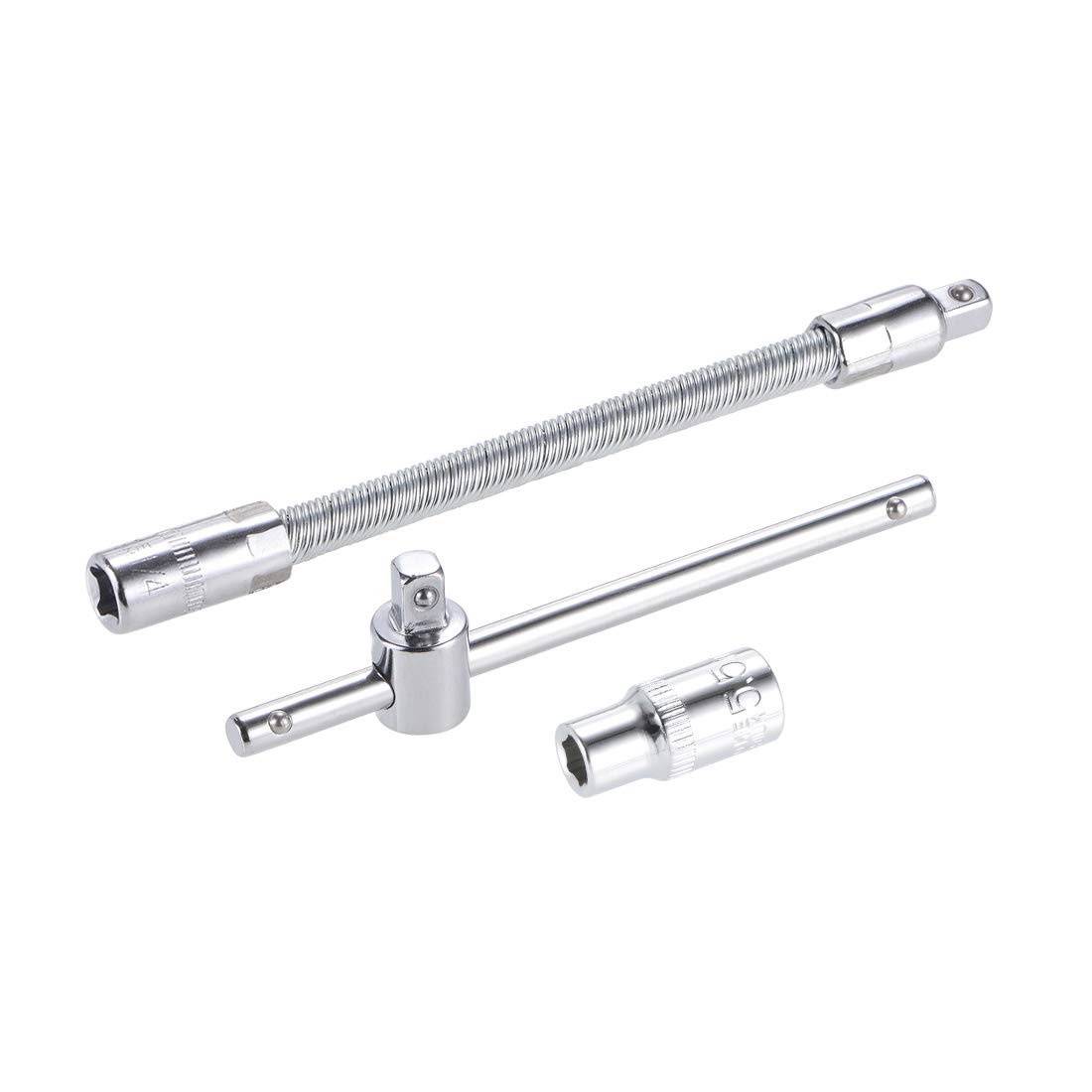 uxcell 3-Piece Socket Accessory Set - 5.5mm 6-Point Shallow Socket, 4.5
