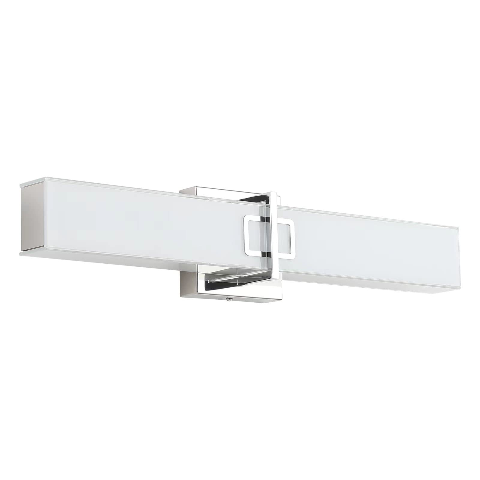 Modern Chrome LED Bathroom Vanity Light - 22.8