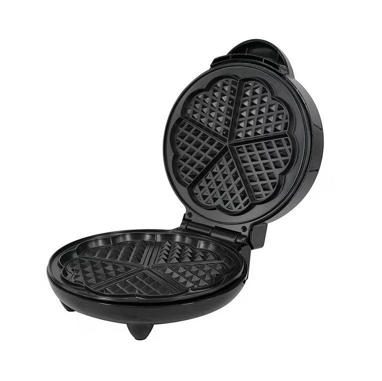Bethany Danish Five of Hearts Waffle Maker - Heart-Shaped Non-Stick Waffle Iron for Valentine's Day Breakfast, Romantic Brunch & Family Gatherings