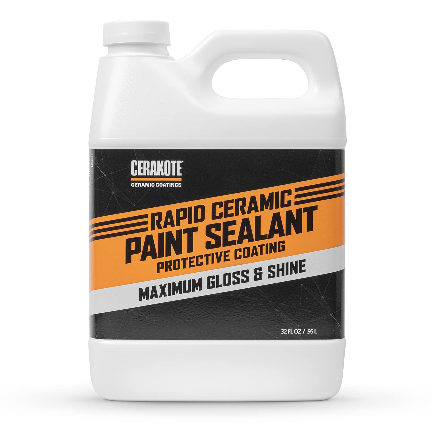 CERAKOTE® Rapid Ceramic Paint Sealant - 32 oz Bulk Pack - Ultra Hydrophobic Car Ceramic Coating for Maximum Gloss & Shine - Professional-Grade Paint Protection - Ideal for Cars, Trucks, SUVs & Motorcycles - Long-Lasting Water Beading & UV Protection