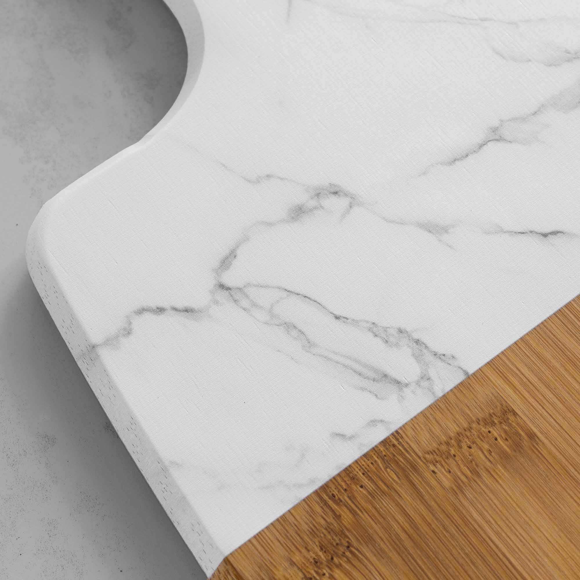 UV Printed Faux Marble Cheese Board - 15.5