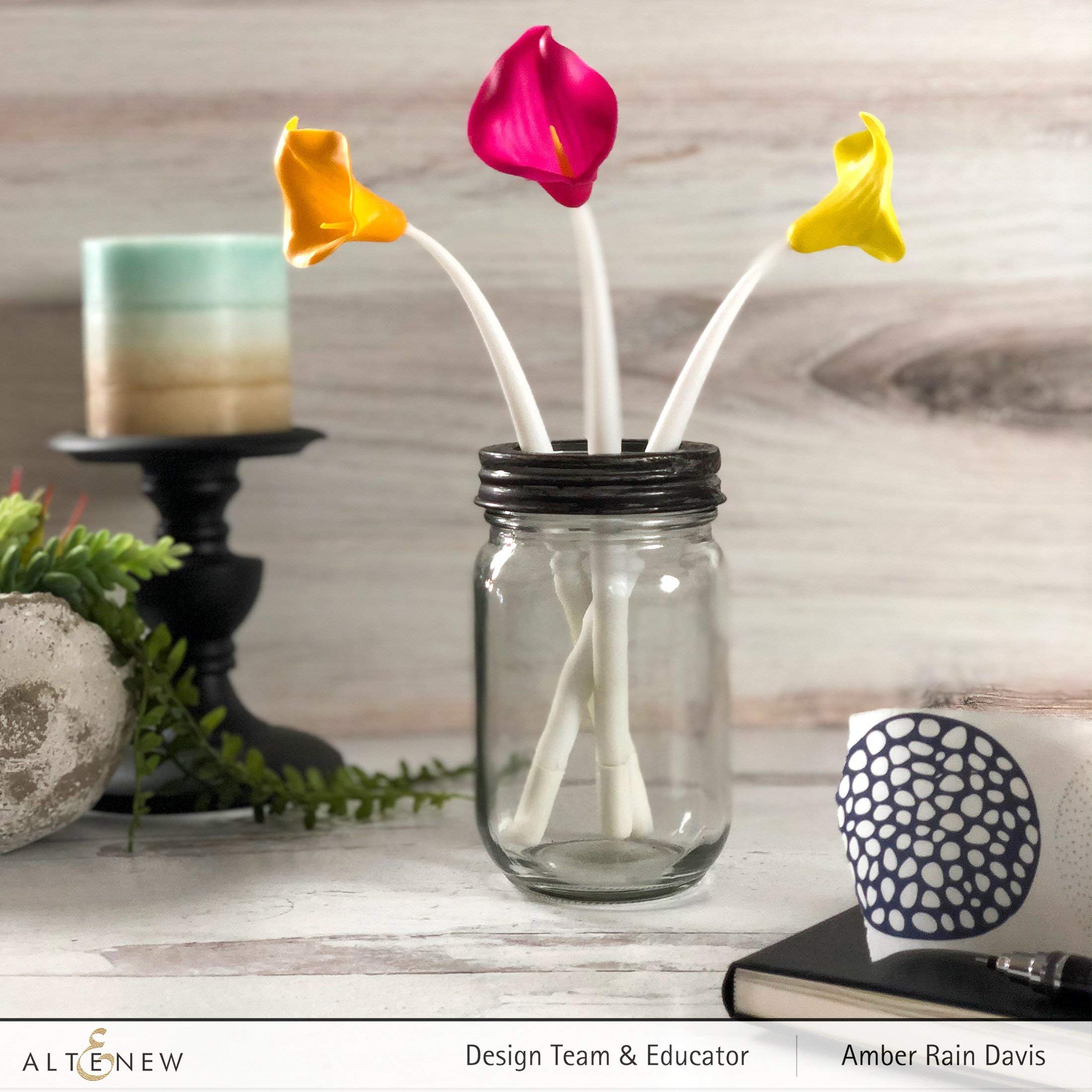 Altenew Flower Gel Pen Set - Calla Lily Design, Premium Silicone Craft Pens with Comfortable Grip, Unique Gift for Artists & Crafters | Perfect for Scrapbooking, Journaling & Handmade Card Making