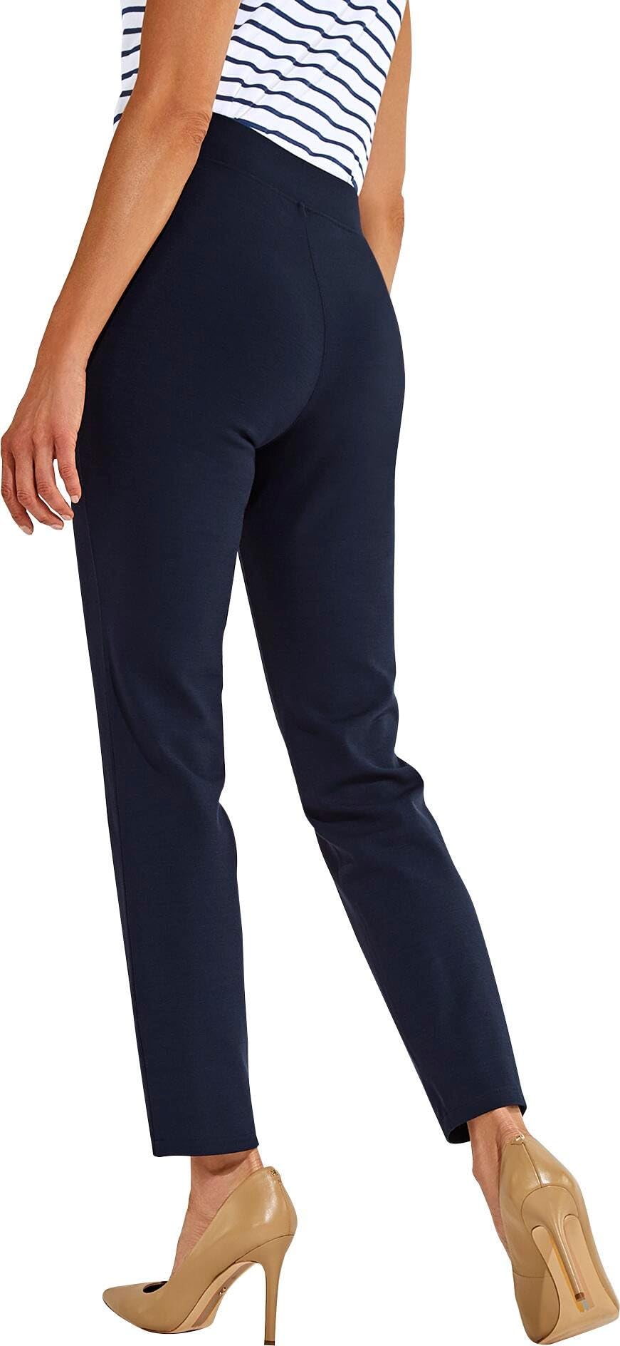 Coolibar UPF 50+ Women's Sun Protective Cala Cove Pants - Lightweight Beach & Outdoor Travel Pants for Hiking, Swimming, and Summer Vacations