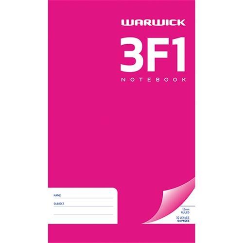 3F1 Warwick Notebook - Premium Lined Journal for Writing, Note Taking & Planning - Perfect for Students, Professionals & Office Use