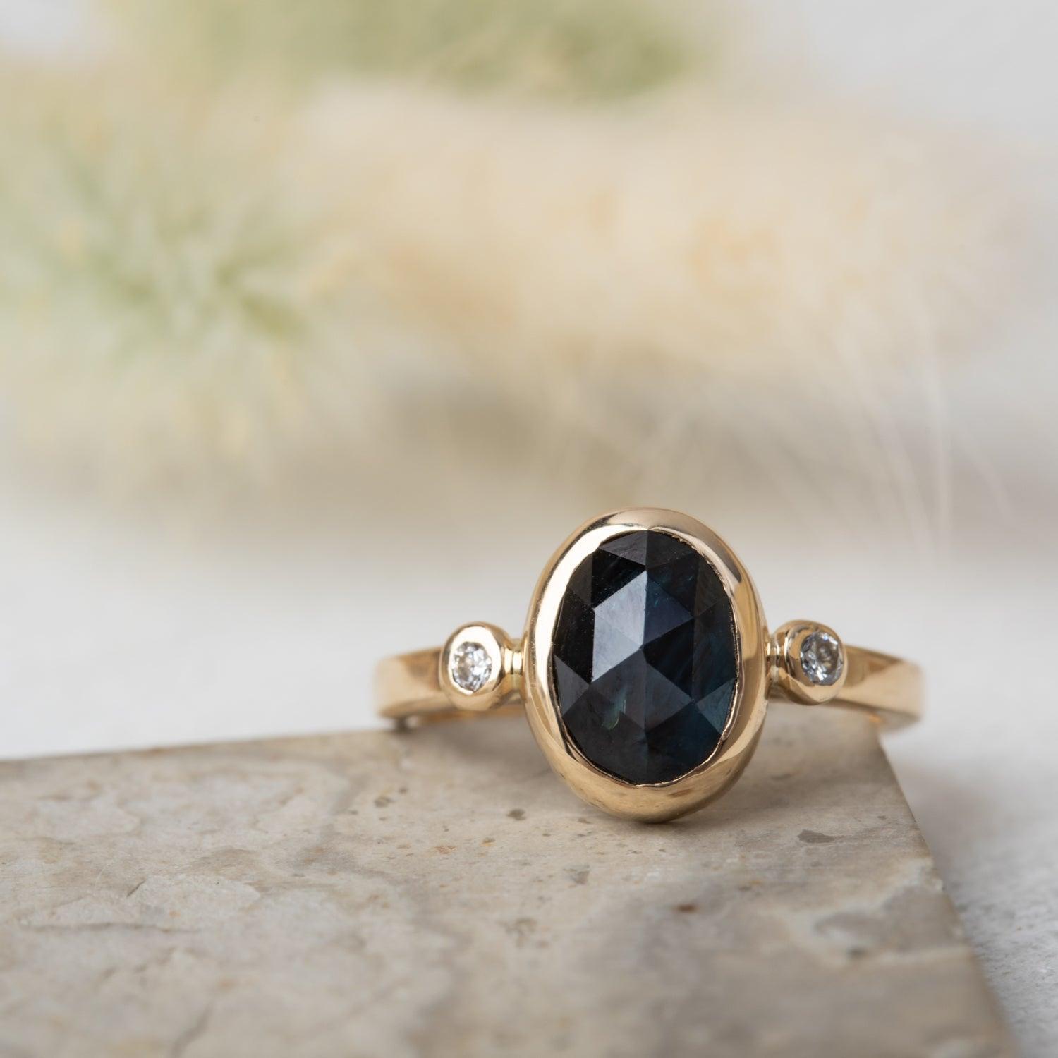 Elegant Eliza Sapphire Ring for Women - 925 Sterling Silver Blue Gemstone Jewelry - Perfect for Engagement, Wedding & Anniversary Gifts