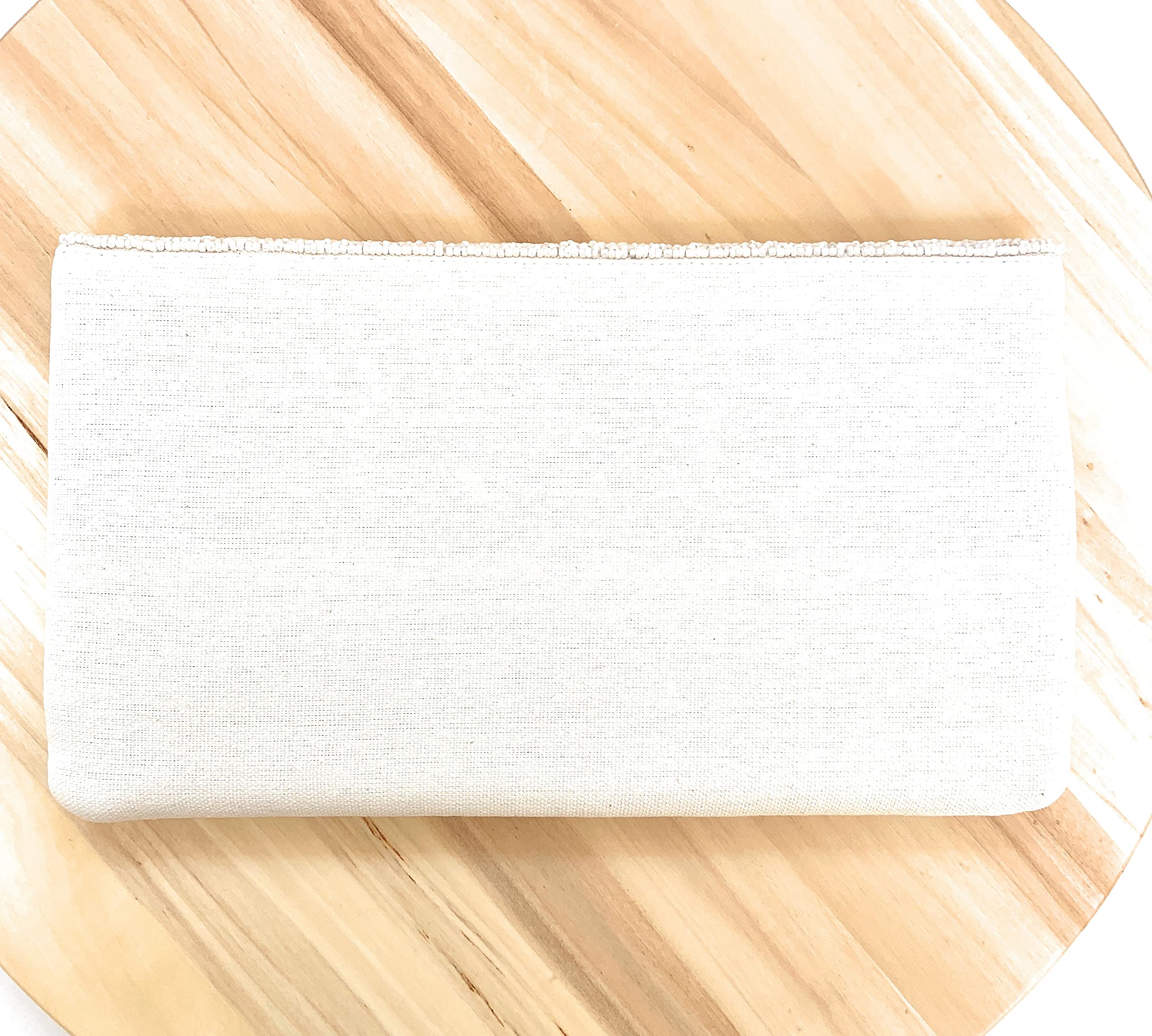 Elegant White Seed Beaded Bridal Clutch Purse - Perfect Wedding Gift for Bride, Bridesmaids & Mother of the Bride - Ideal for Ceremony, Reception & Special Occasions